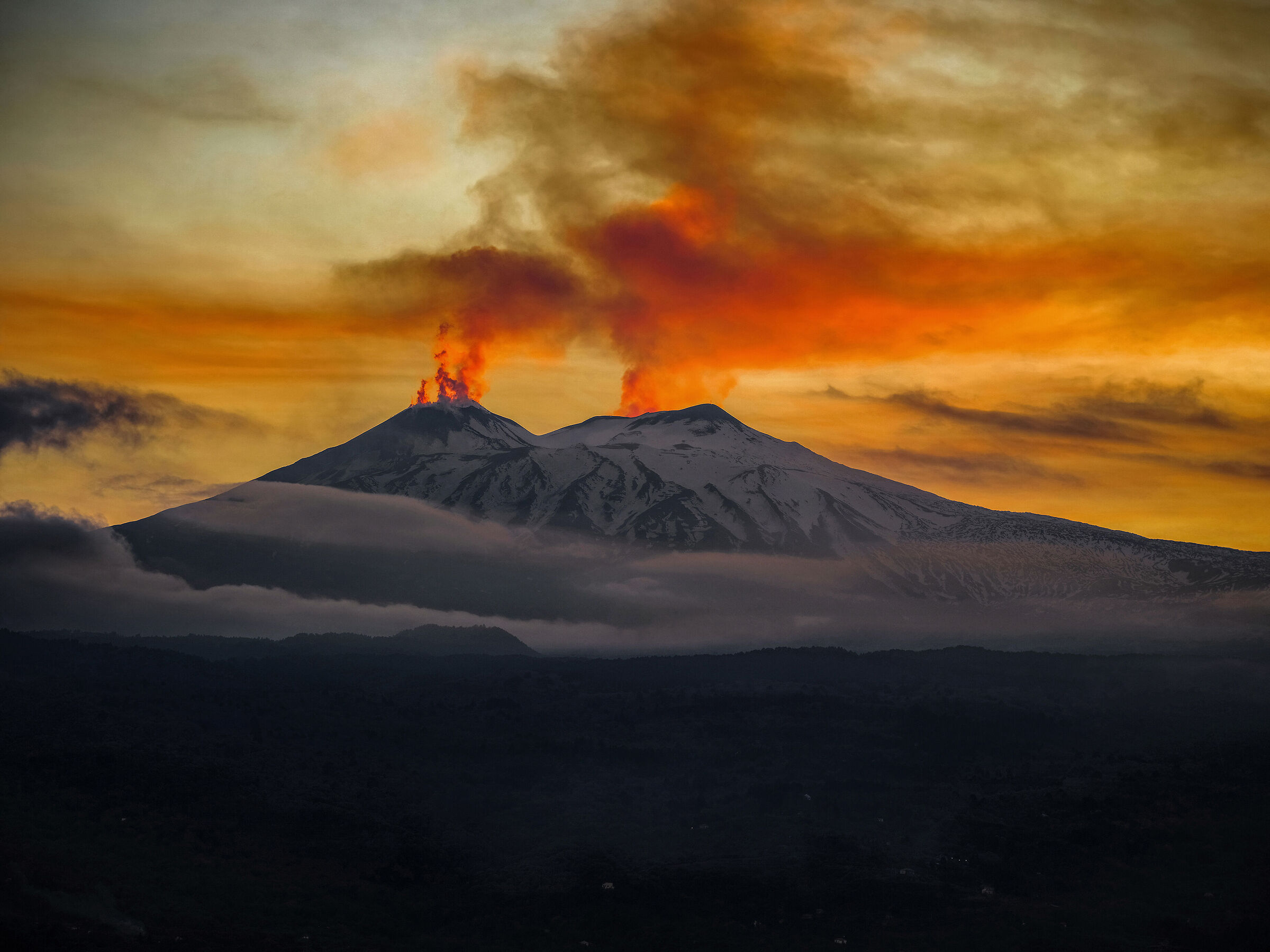 Momenti particolari sull'Etna......