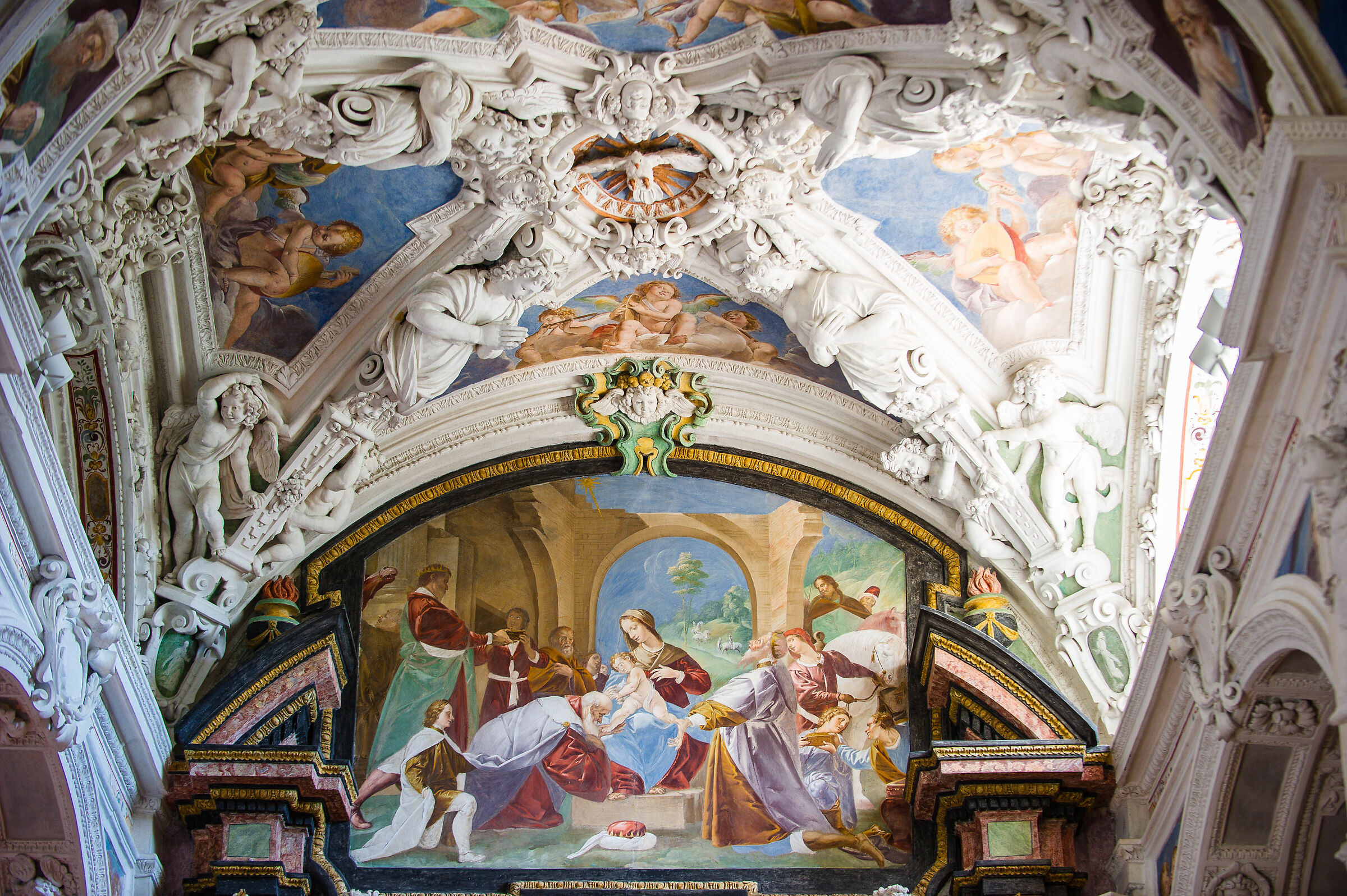 Sanctuary of Santa Maria dei Ghirli in Campione d'Italia...