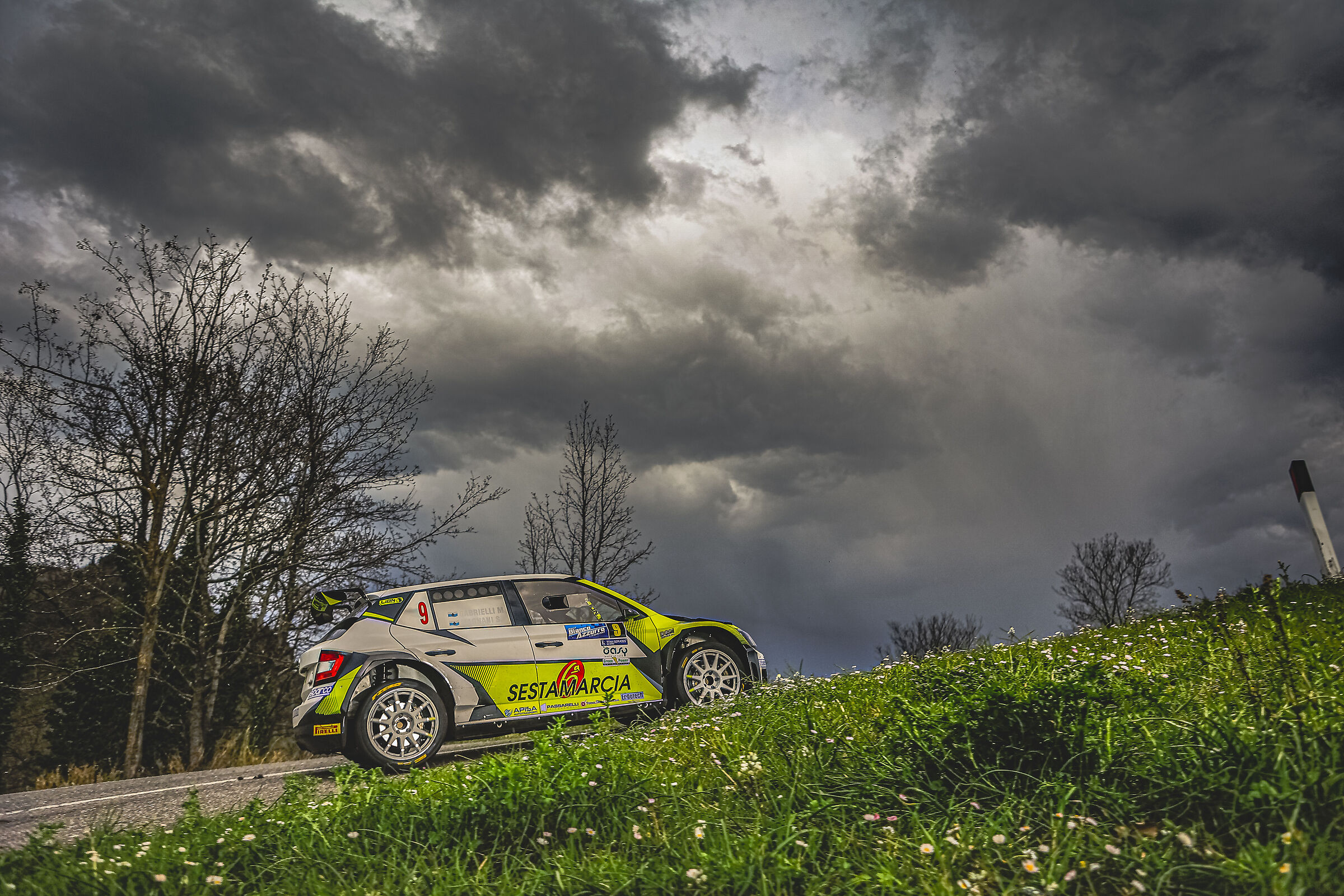 Rally and thunderstorm...