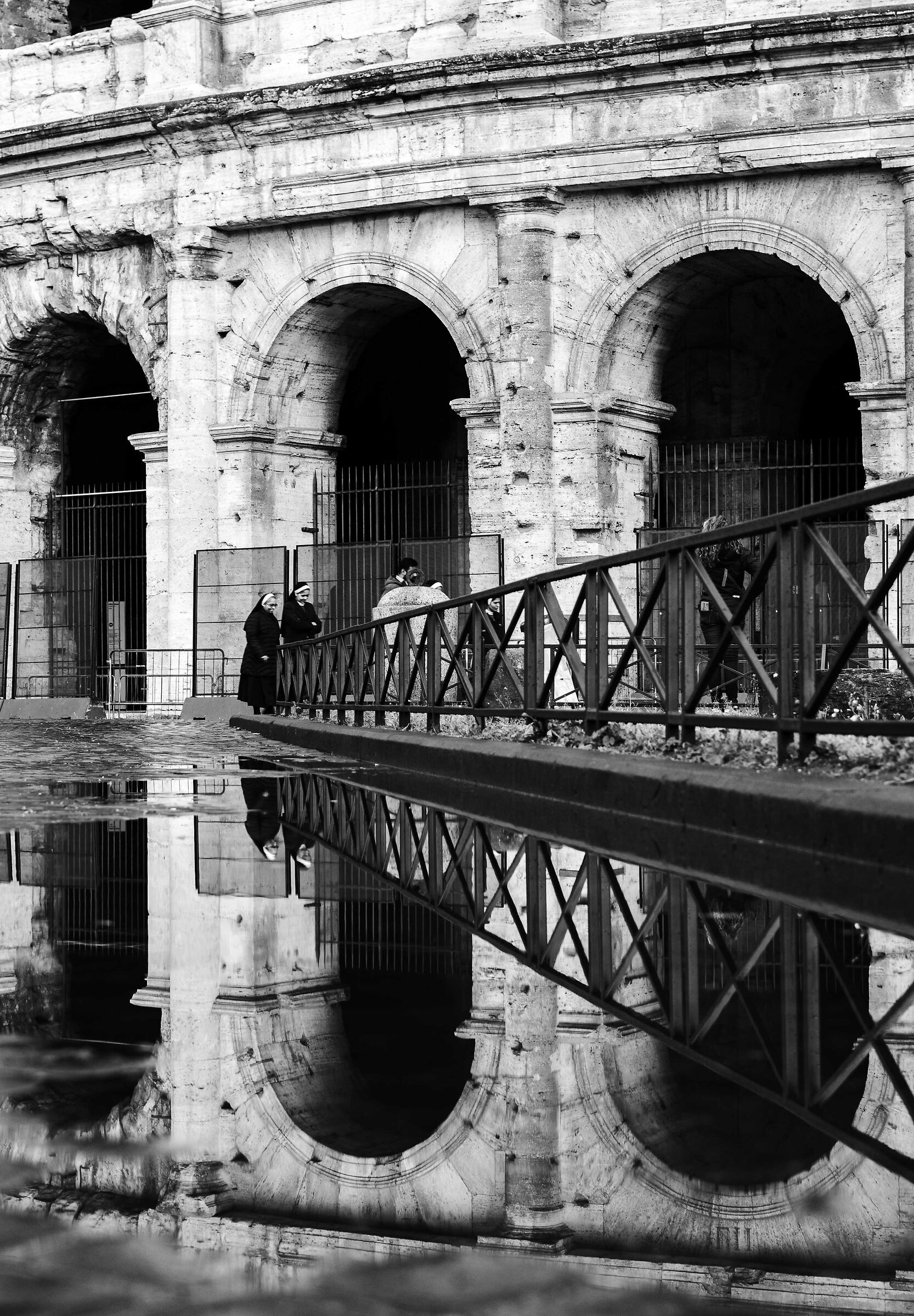 Colosseum Reflection...
