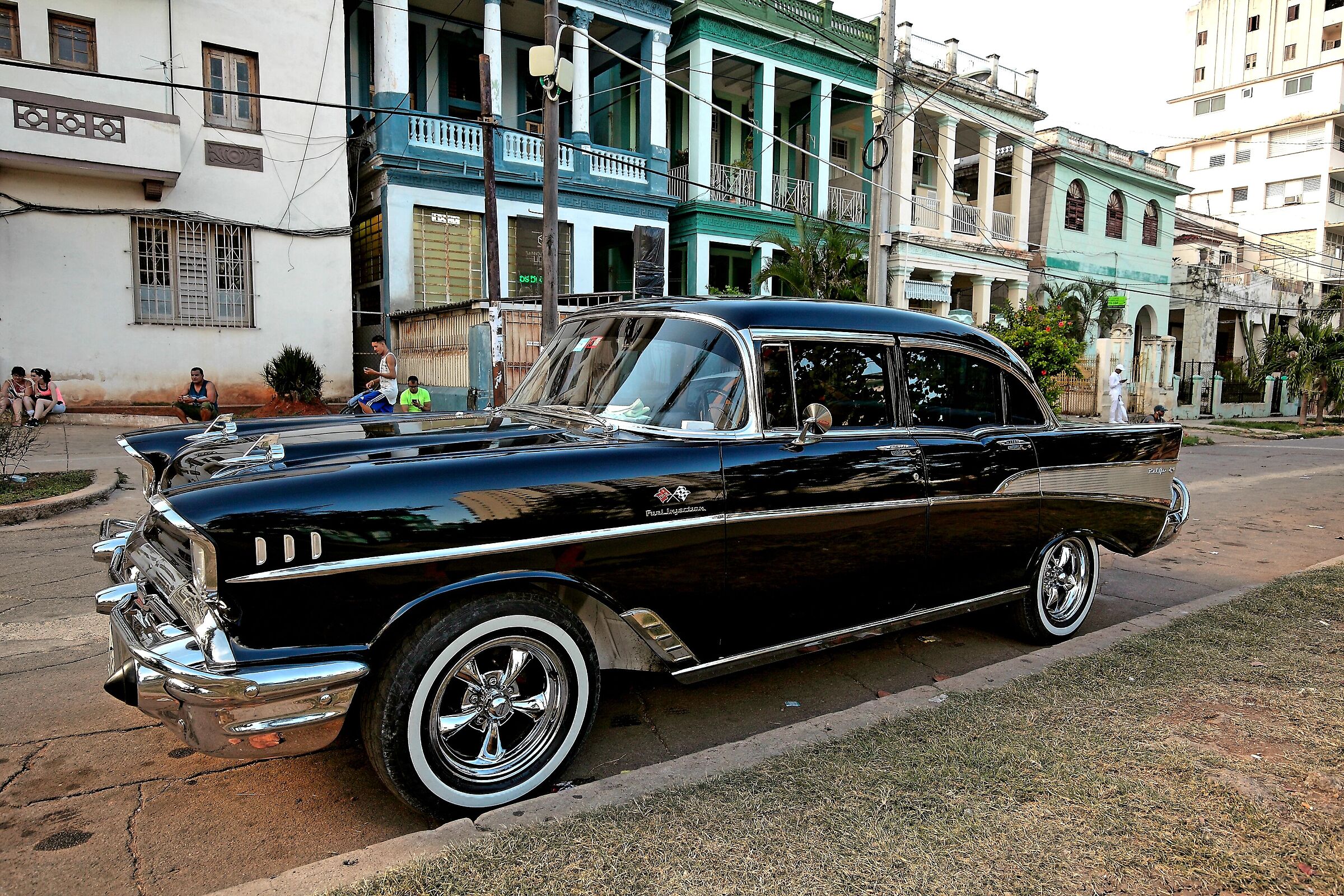 The "Black Chevy of the boss" Bel-Air Fuel Injected '57...