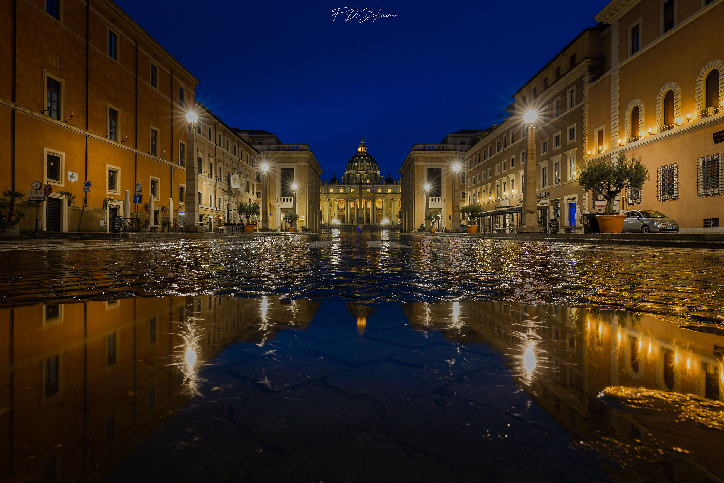 Rain in Vatican...