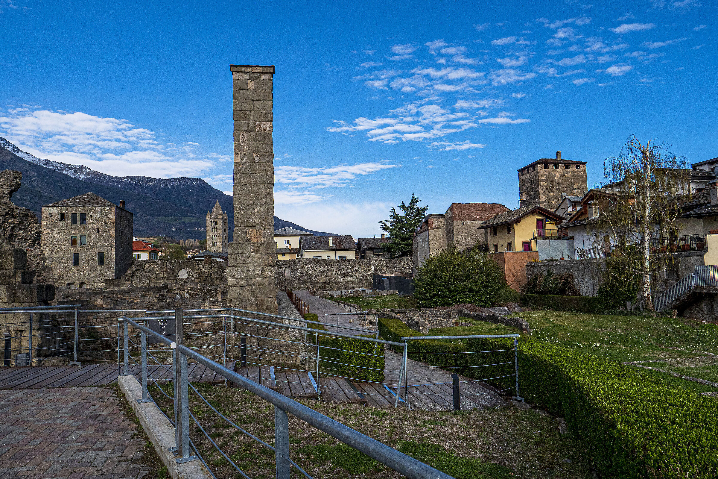 Archaeological area Roman Amphitheatre - Aosta...