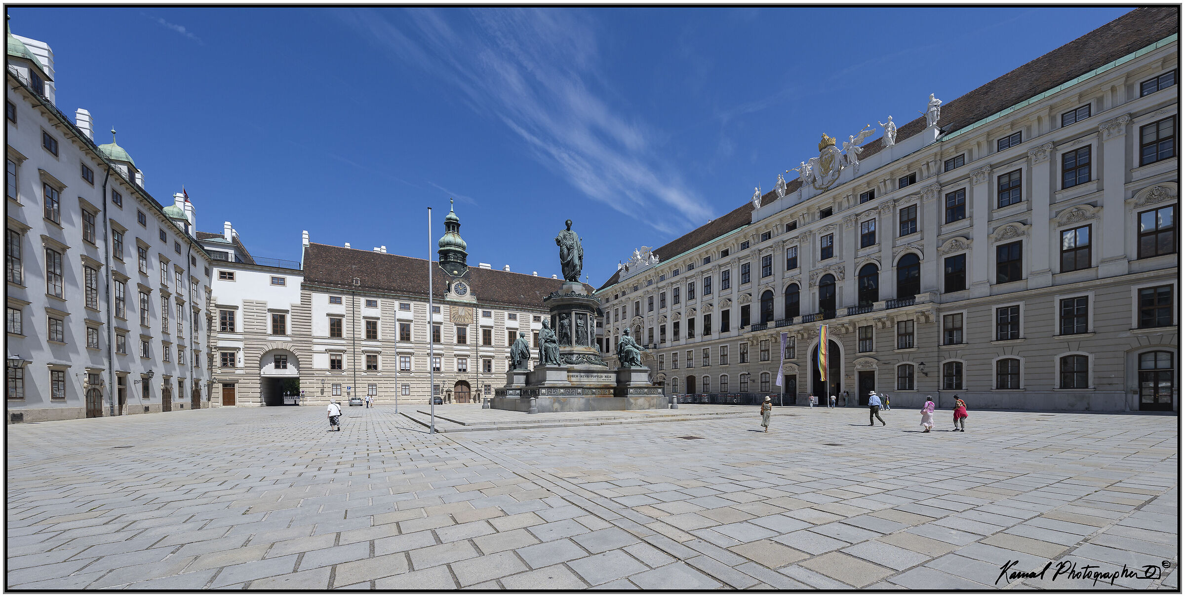 Palazzo Imperiale di Hofburg a Vienna...