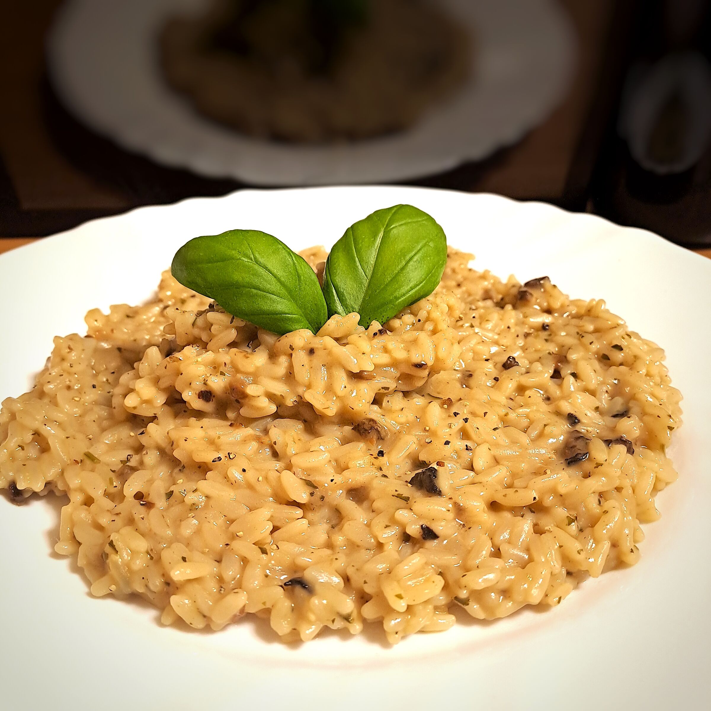 Risotto with porcini mushrooms...