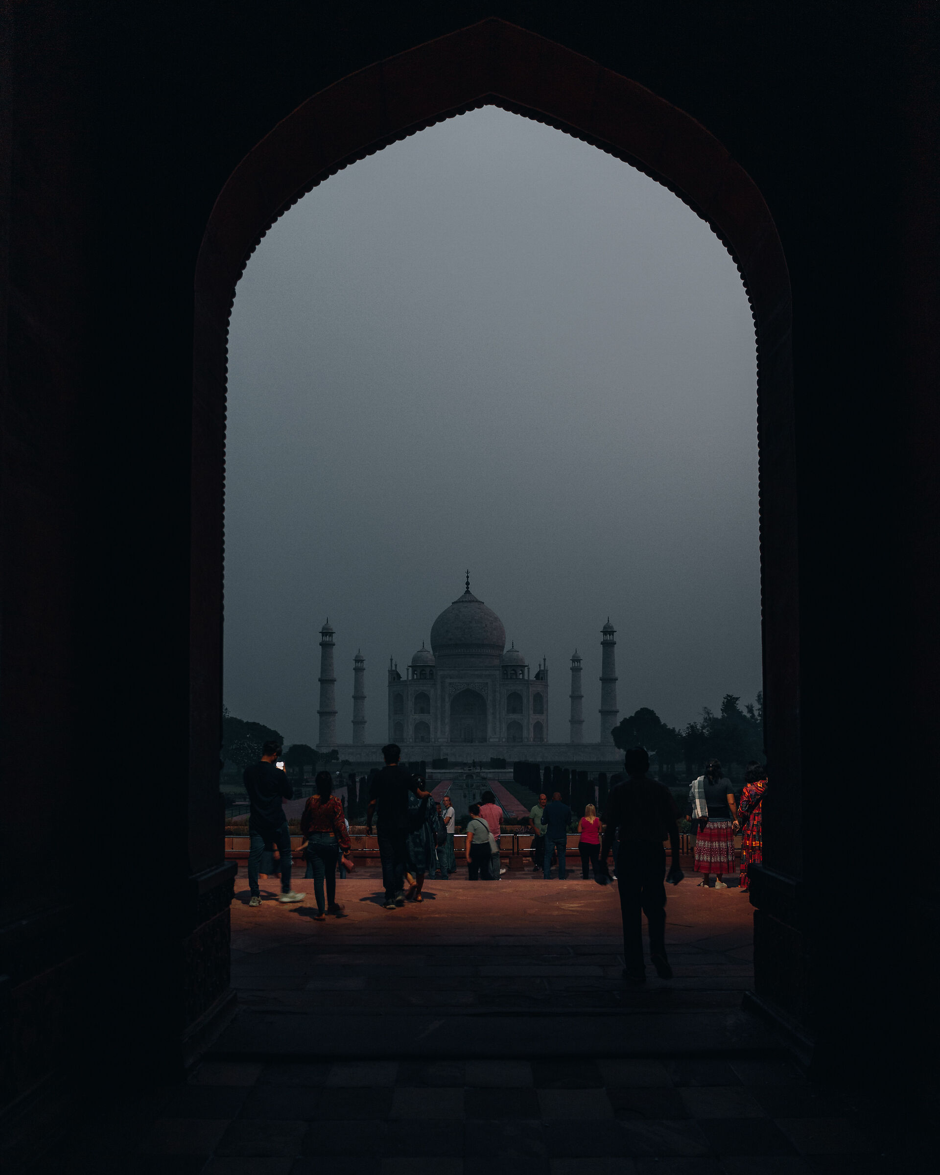 Sunrise in Taj Mahal complex...