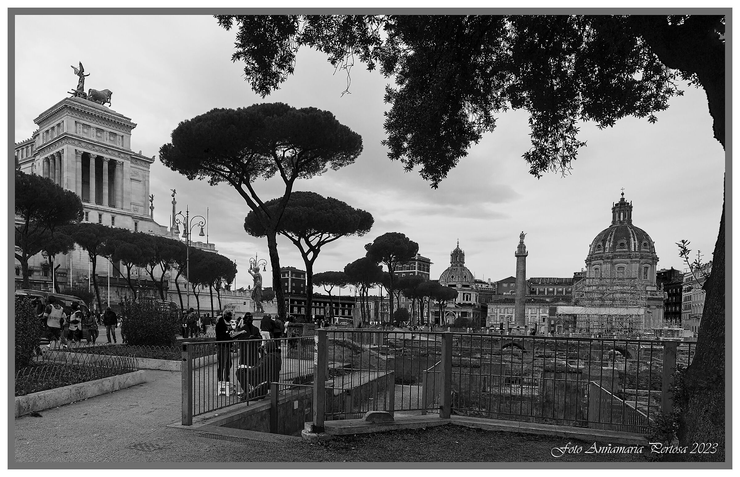 A spasso per il centro storico di Roma...
