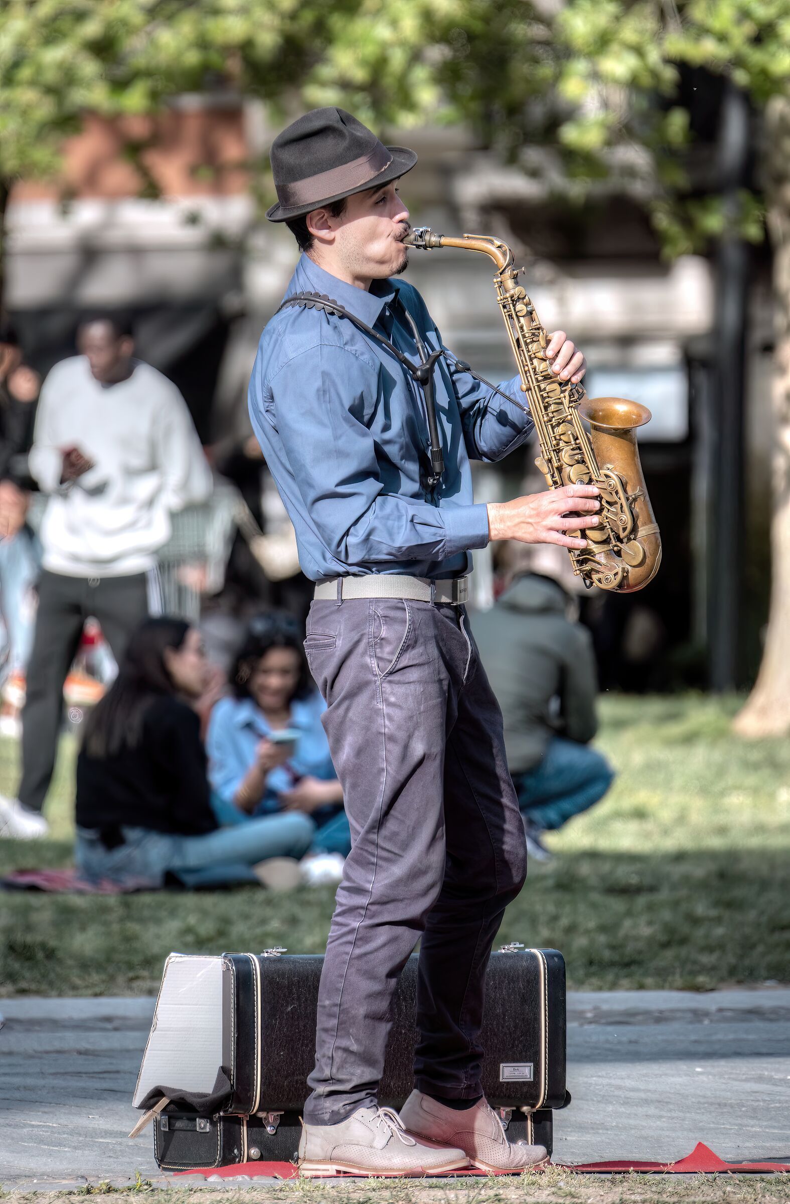 Saxophonist...