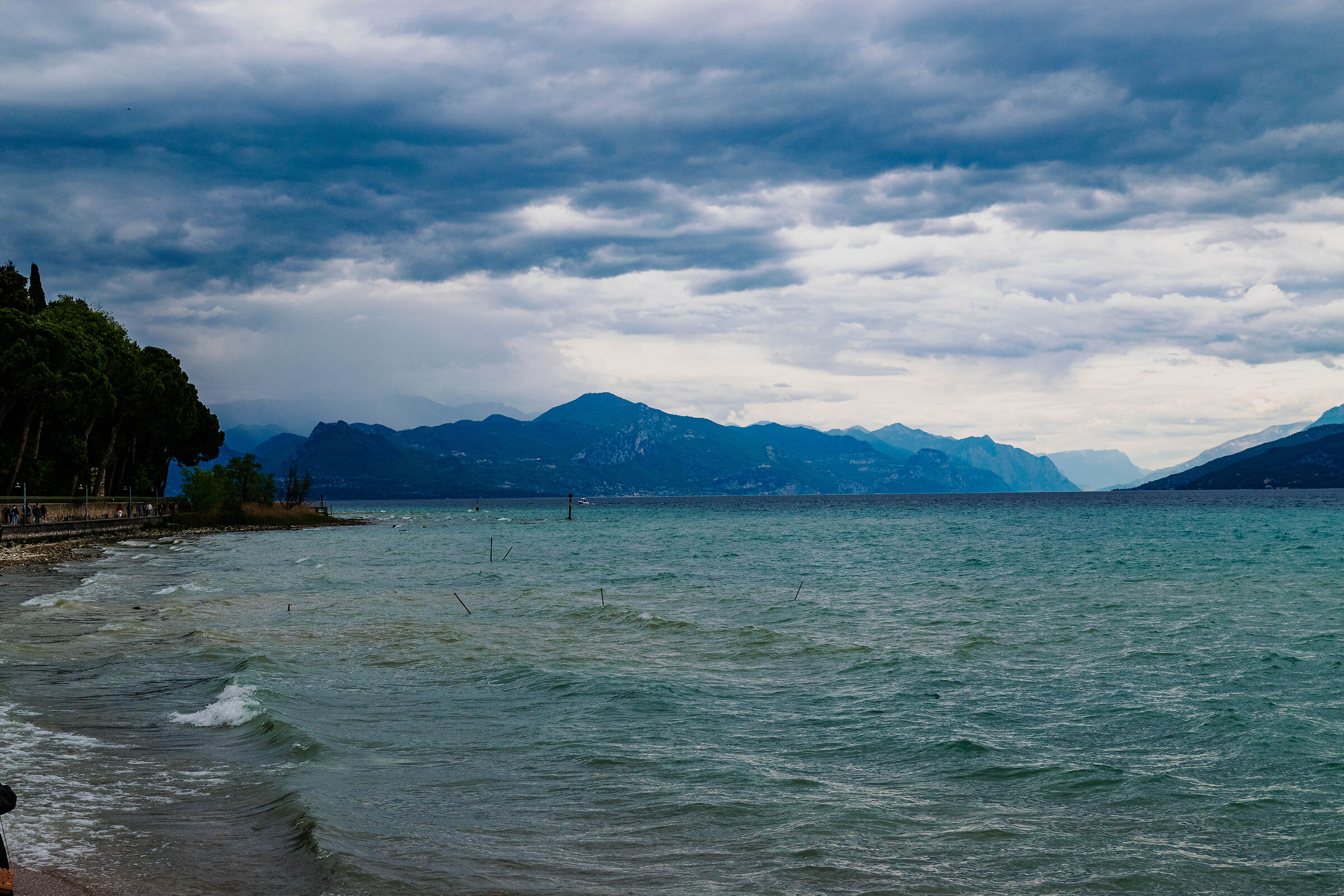view from Sirmione on Lake Garda...