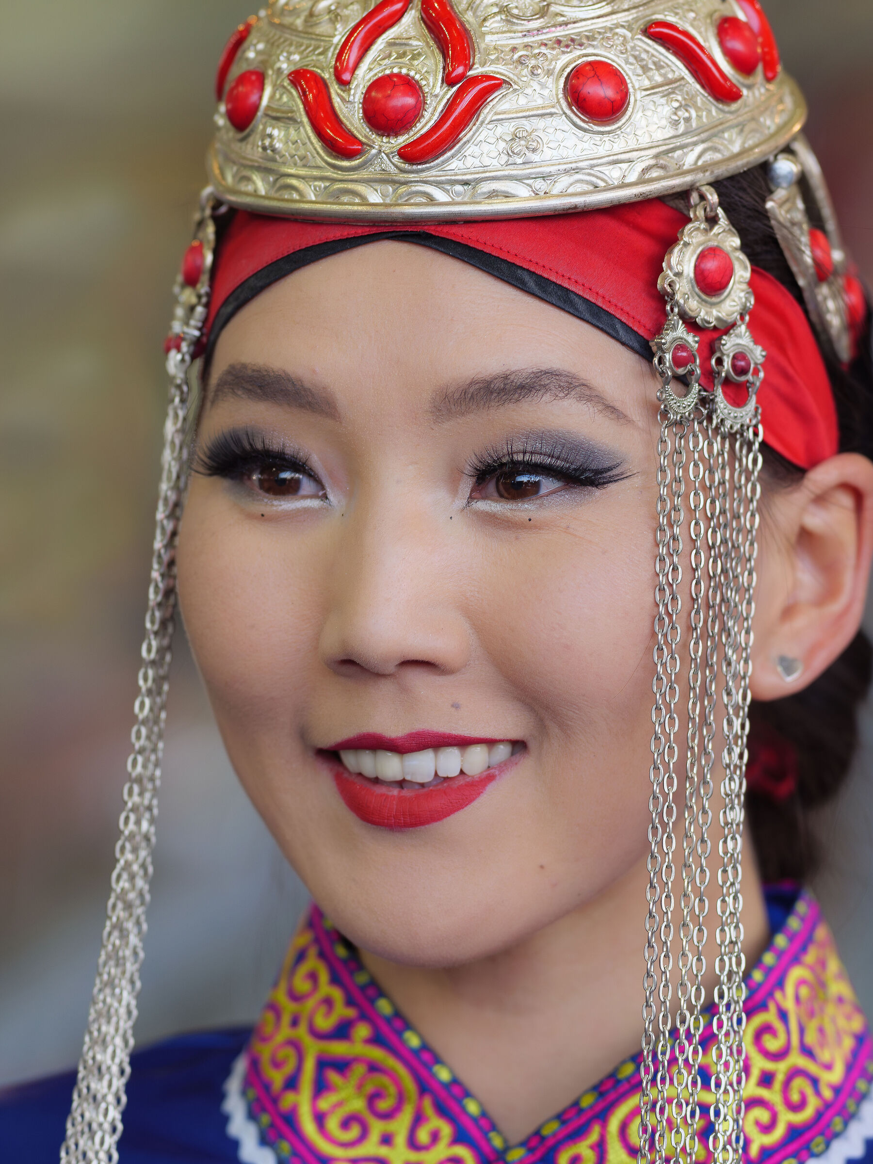 Mongolian dancer....