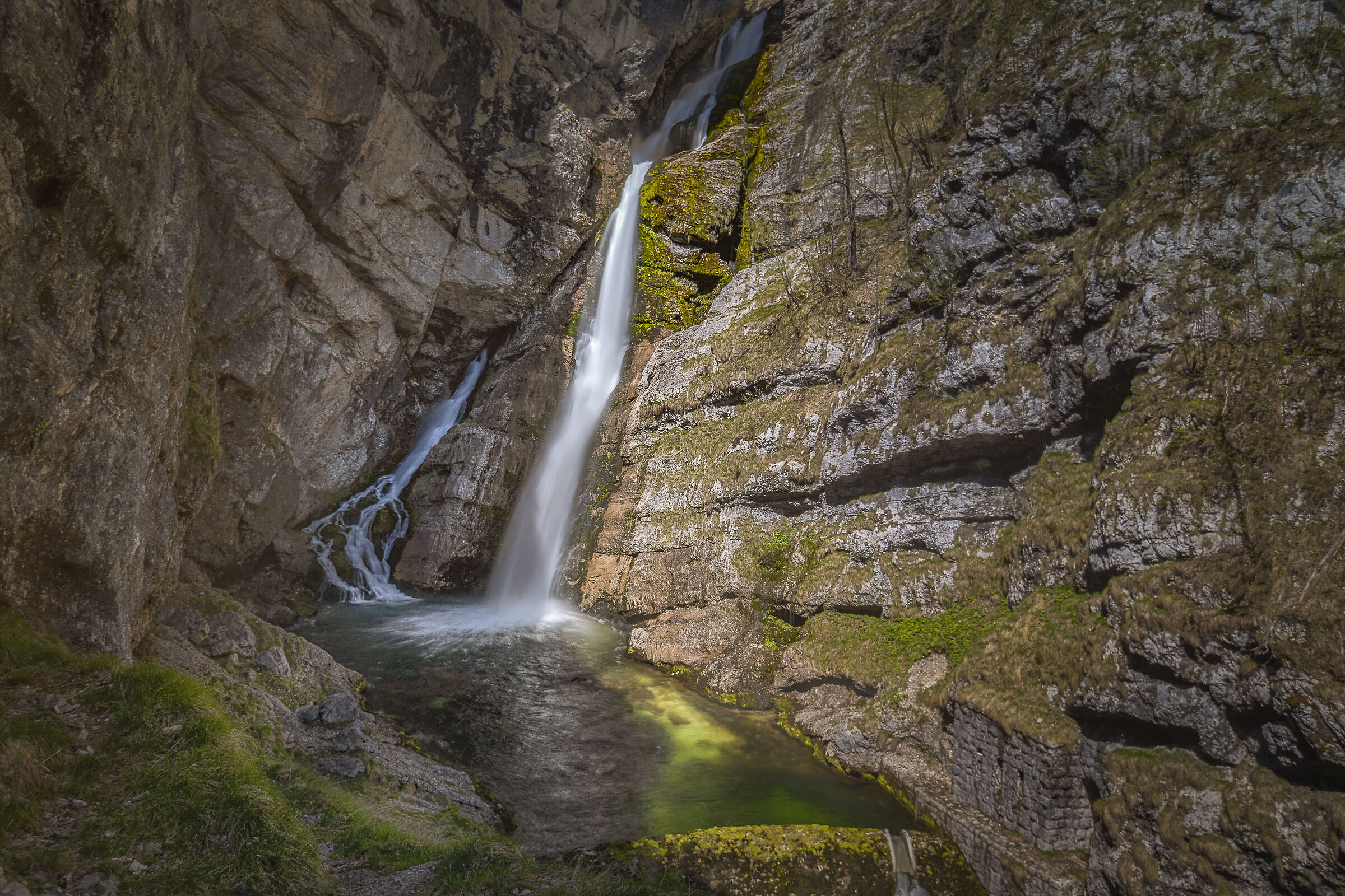 Slovenia Savica Waterfall...