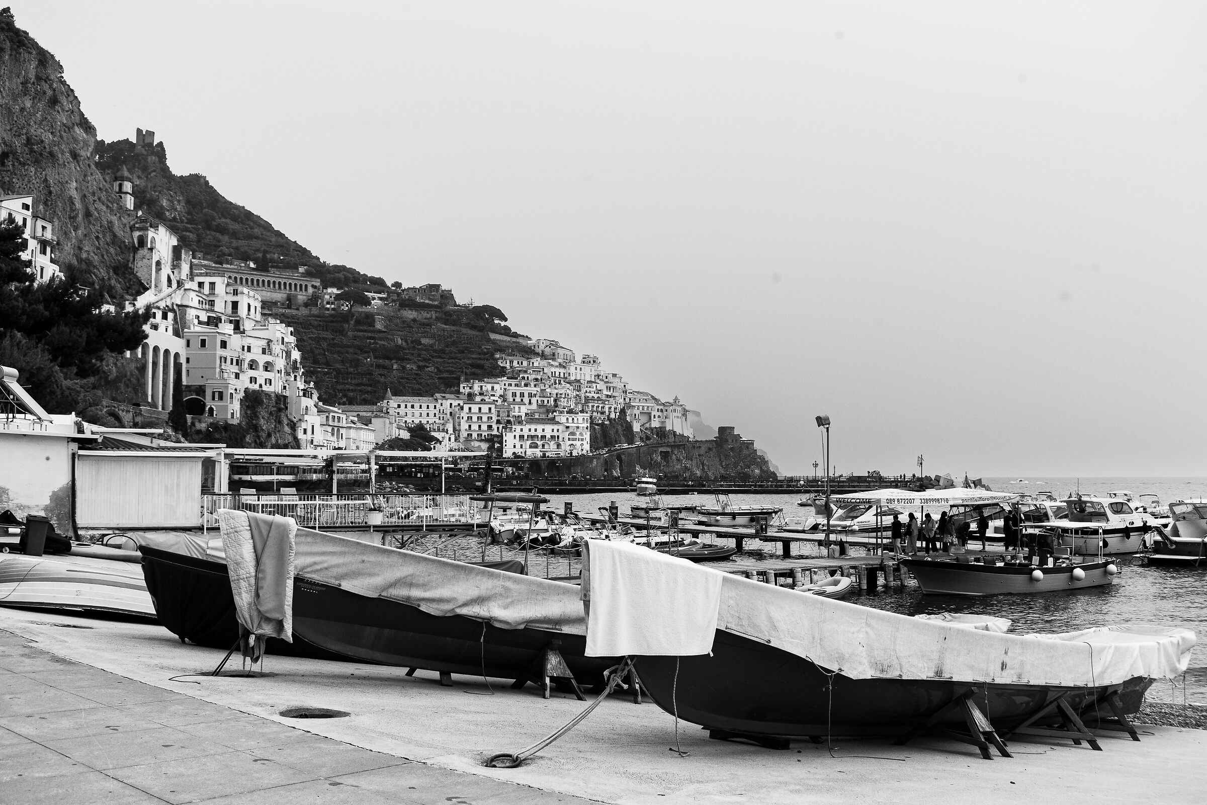 Amalfi from the port...