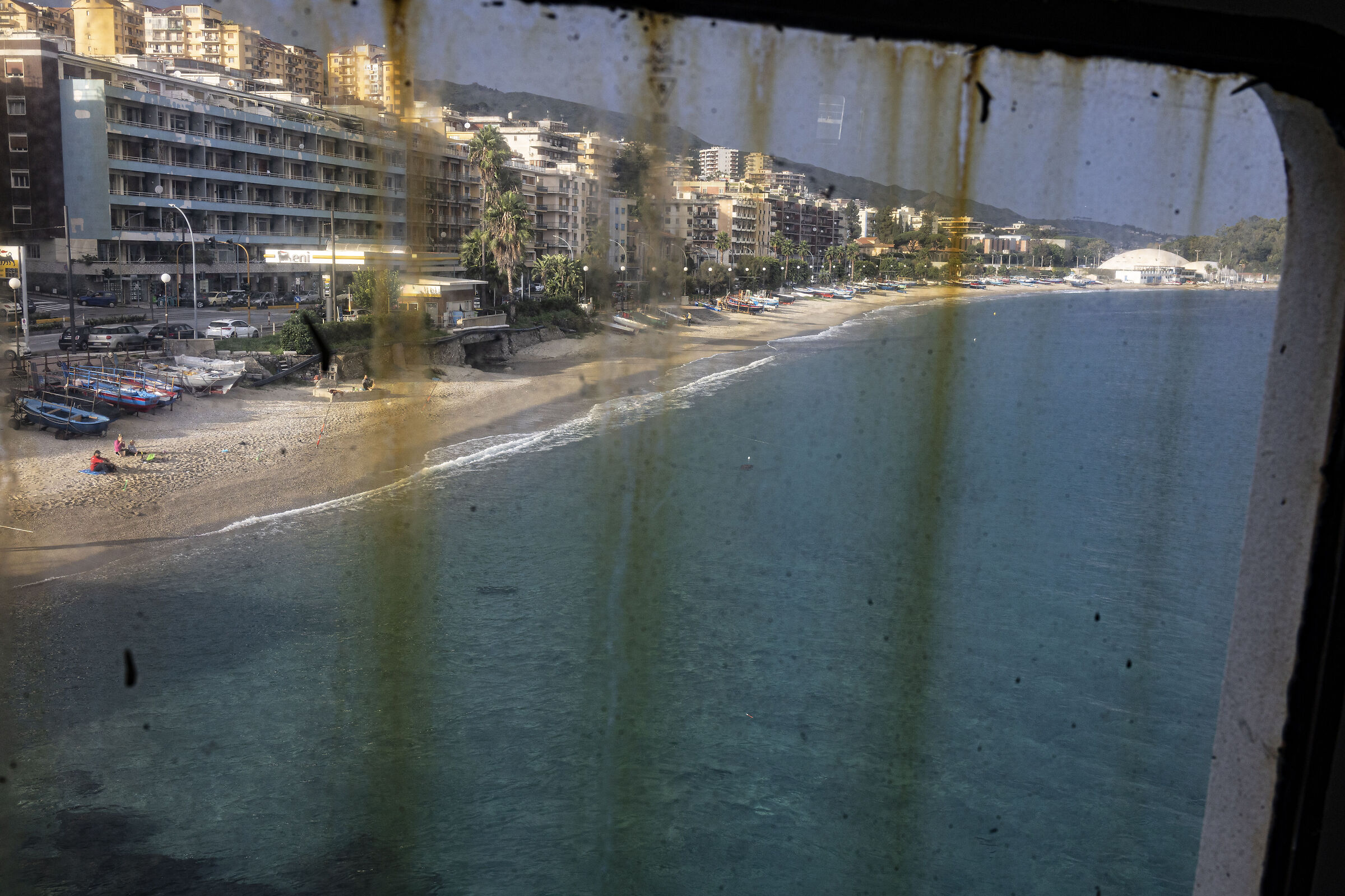 La Riviera attraverso il vetro......