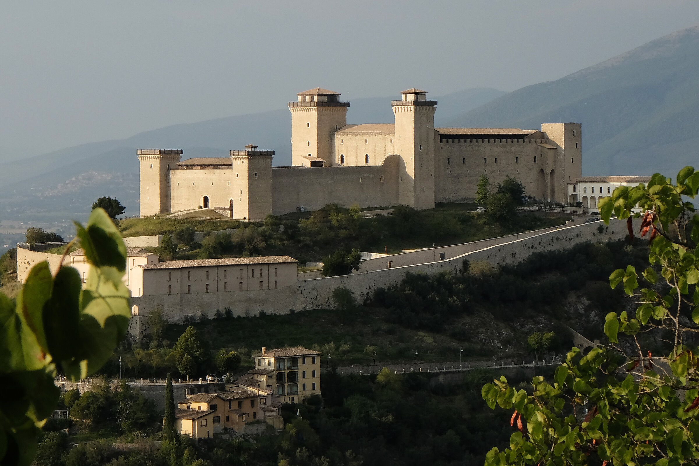 Rocca Albornoziana to Spoleto...