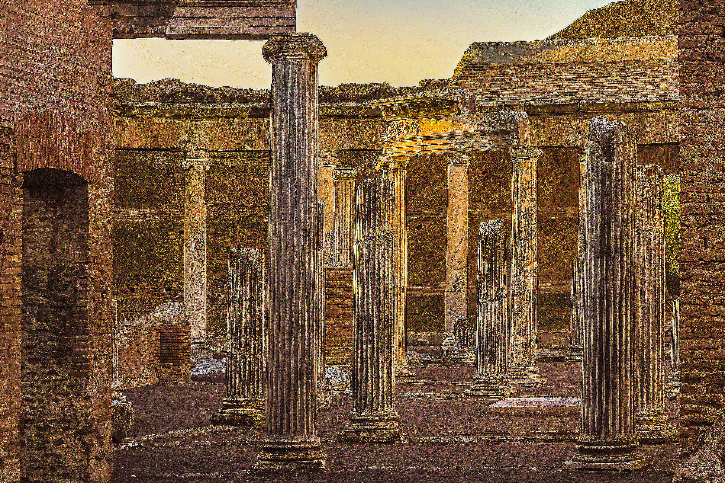 Columns - Hadrian's Villa (Tivoli)...