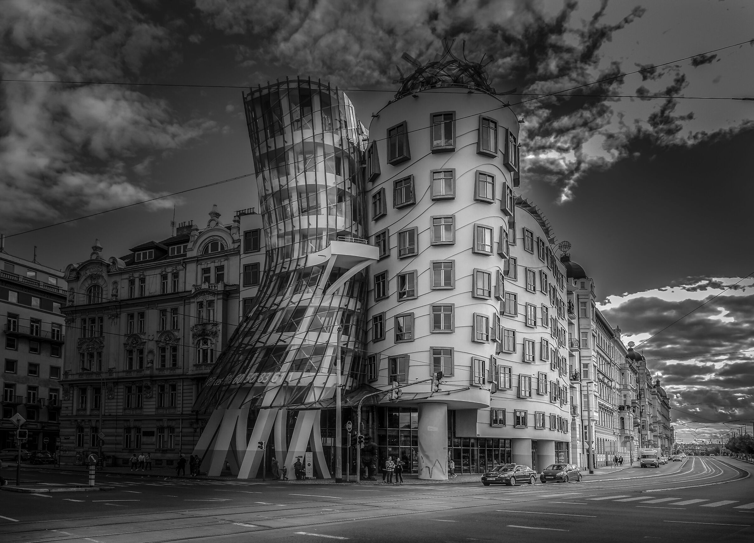 The Dancing House in Prague...