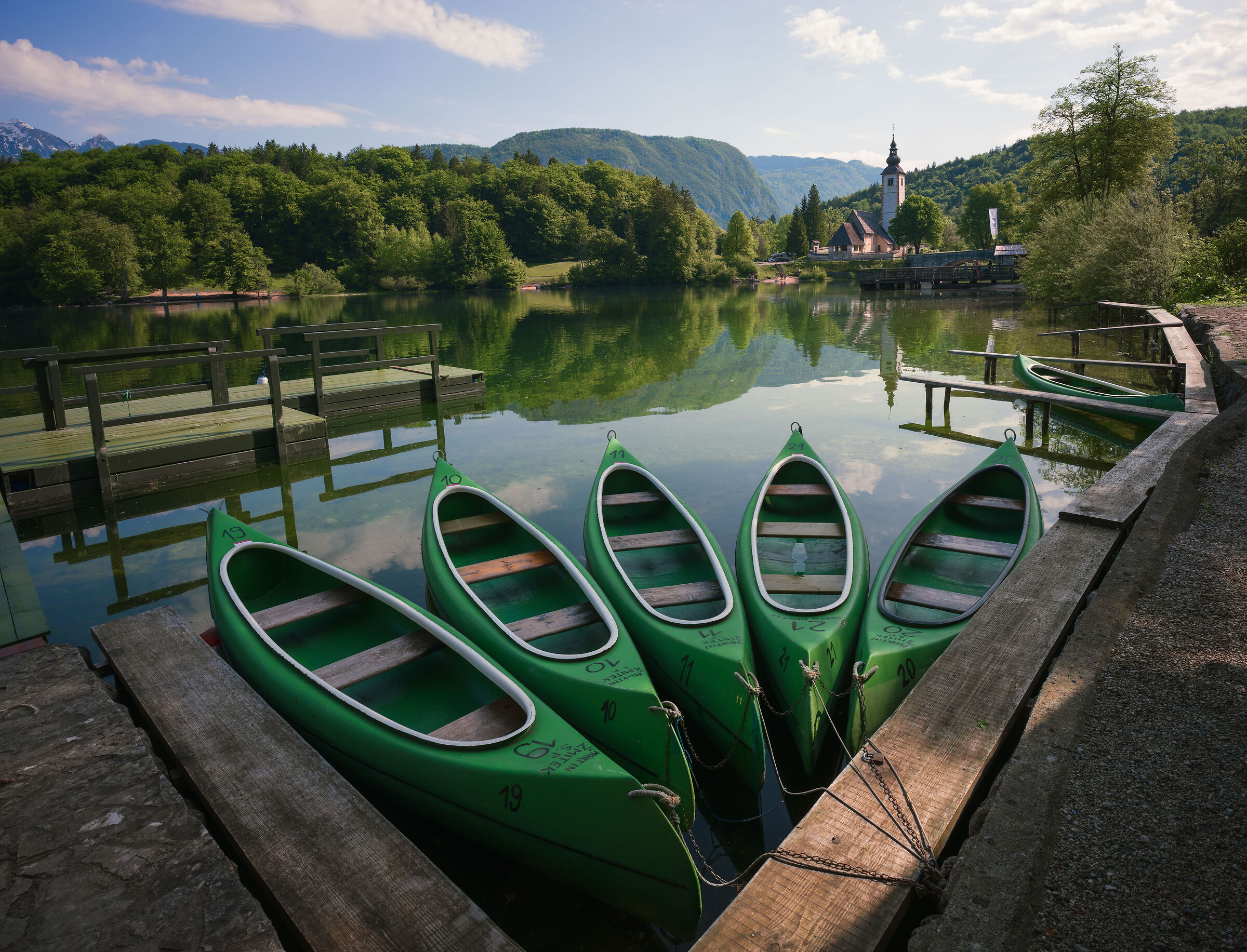 Bohinj Lake, Slovenija...