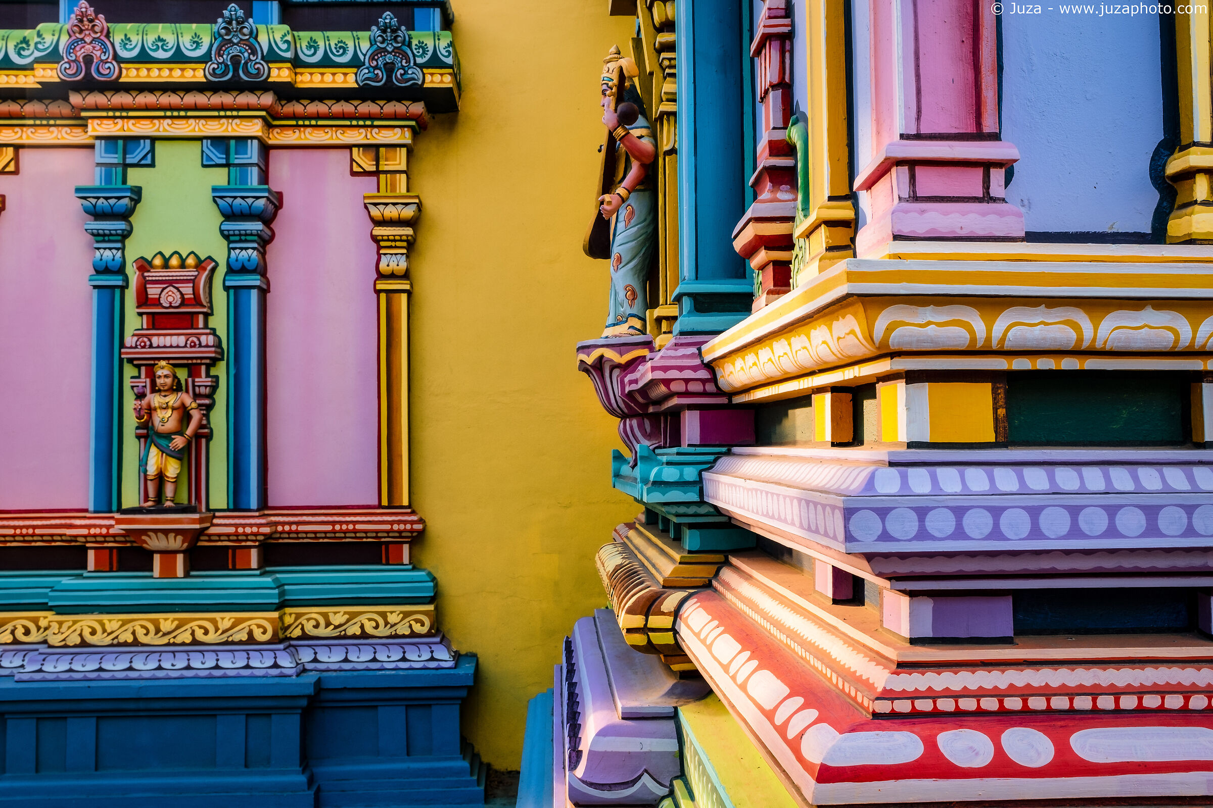 Colors and details of Sri Draubadi Ammen Temple...