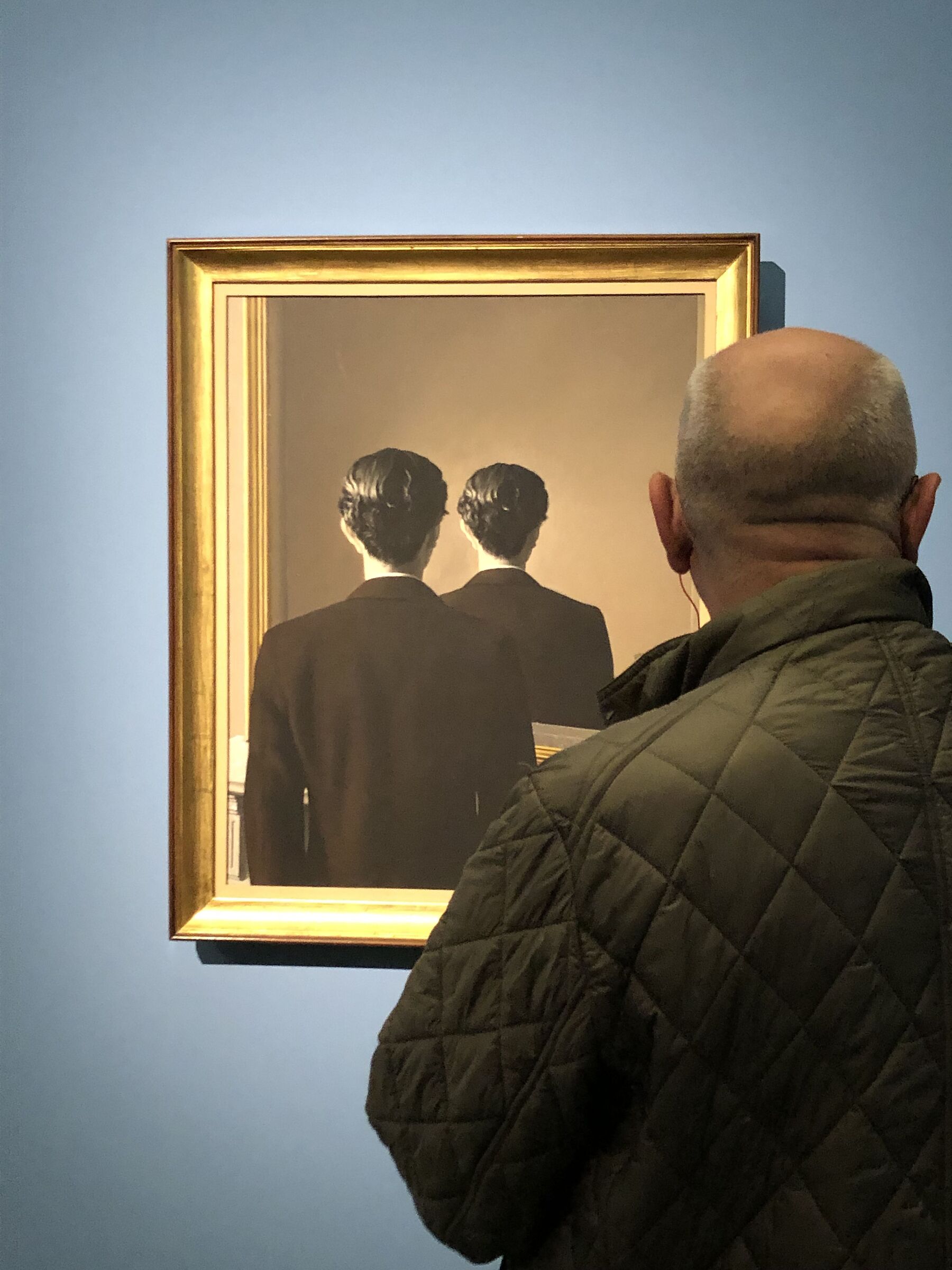Observing Magritte...