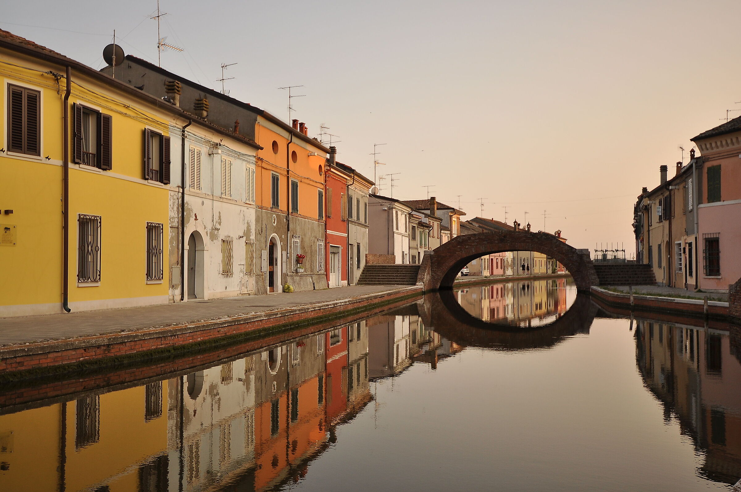 Reflections in Comacchio ...