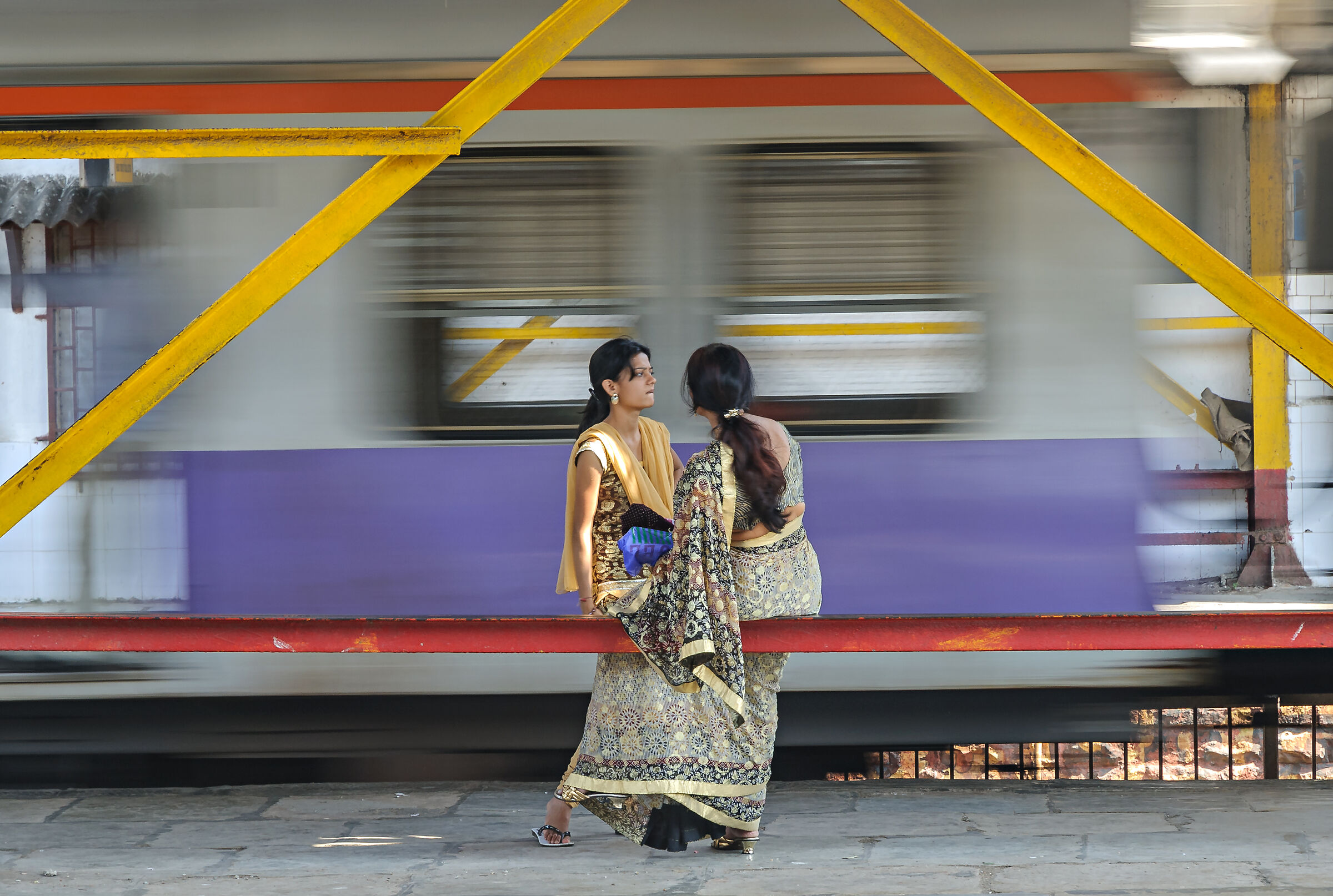 Stazione ferroviaria, Mumbai, 2007...