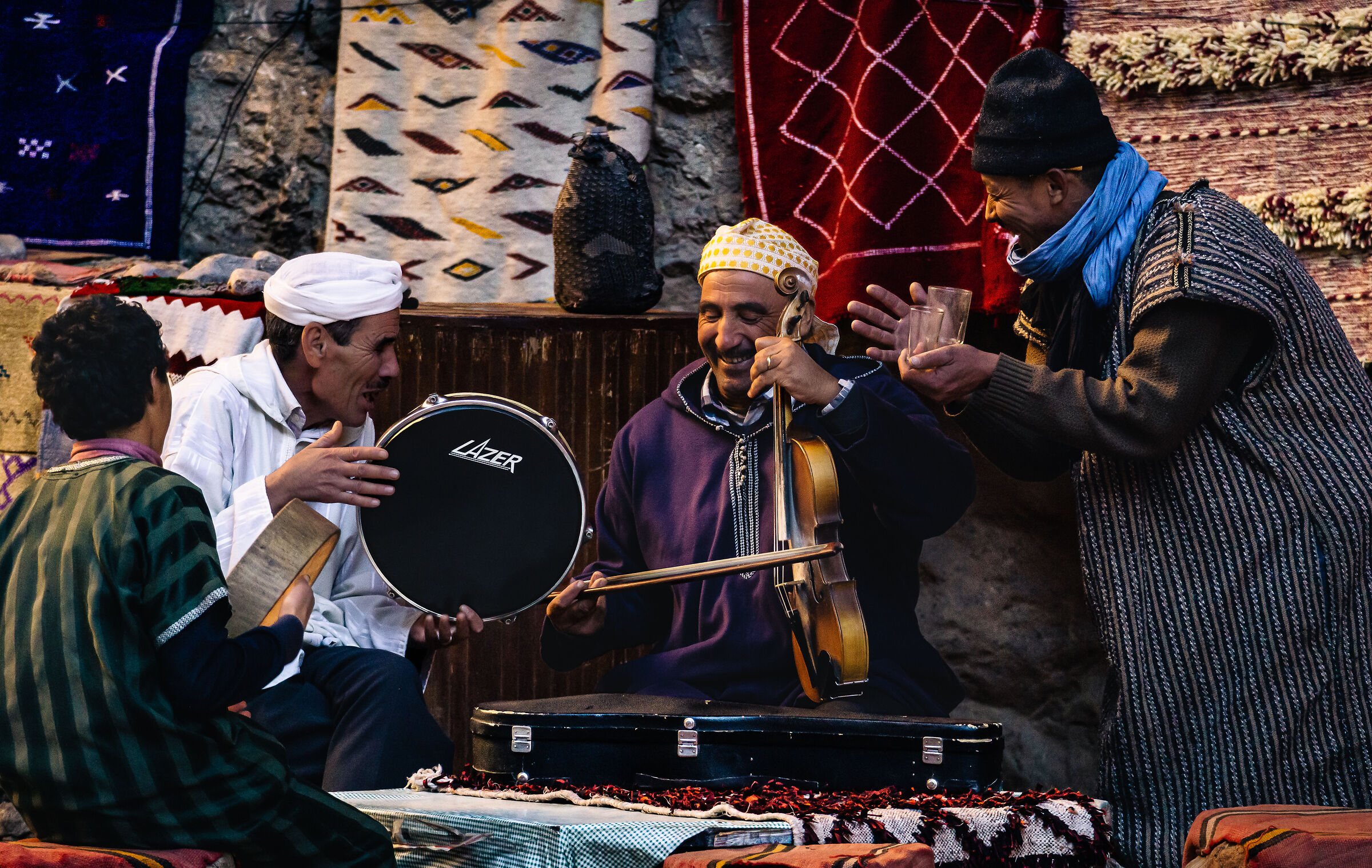 Berber musicians...