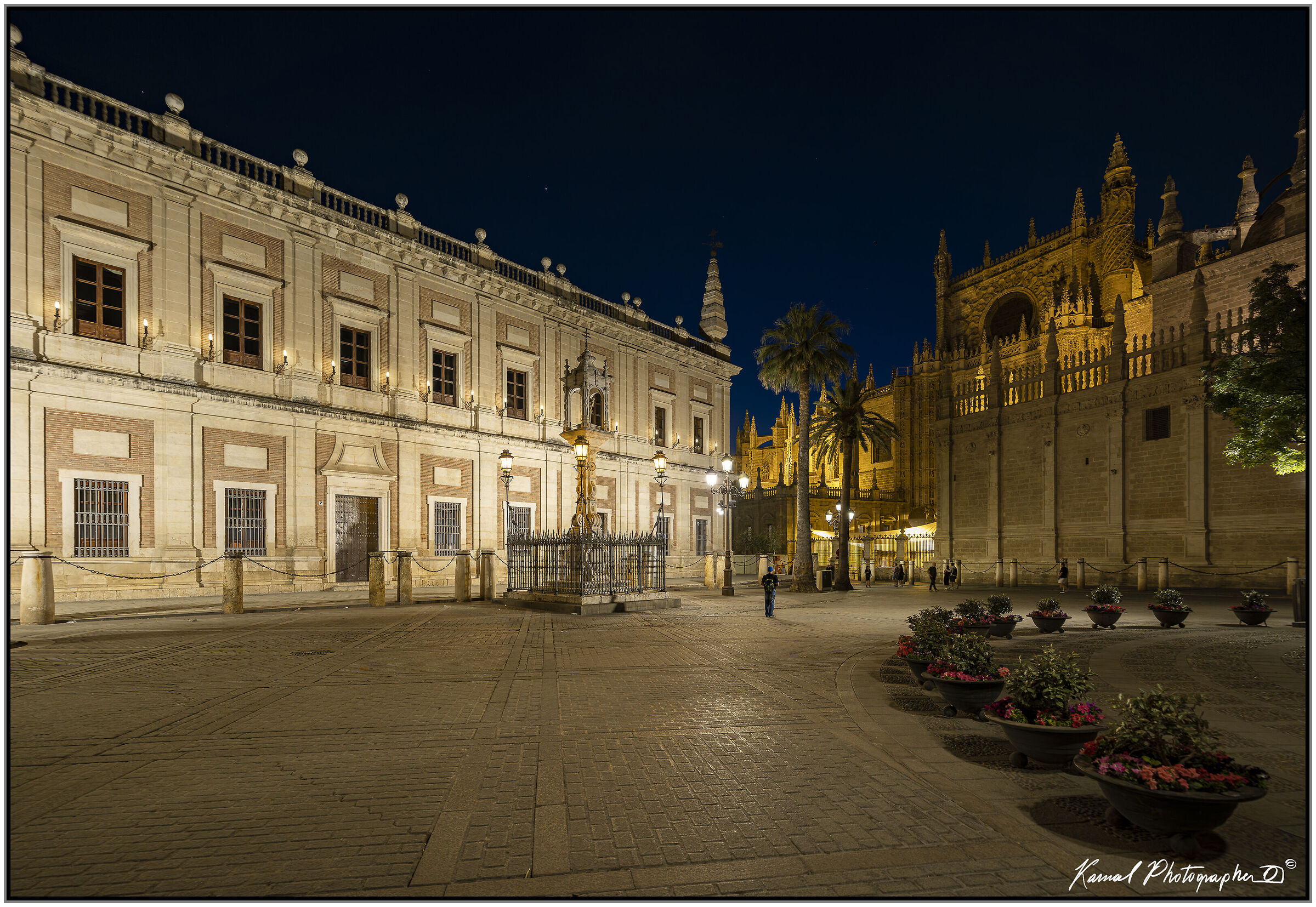 Virgen de los Reyes Square Seville...