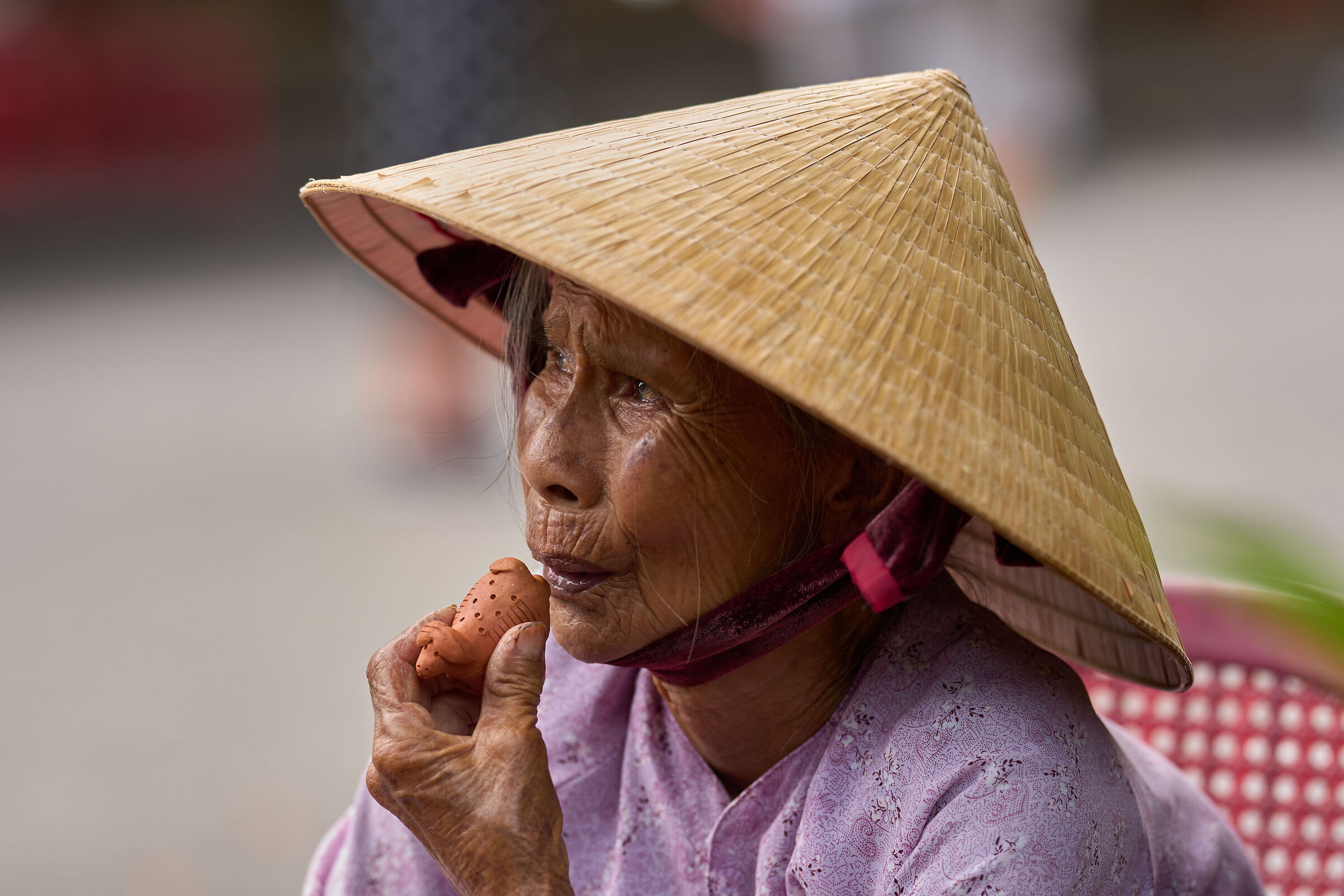 La donna che vendeva i fischietti (Hoi An - Vietnam)...