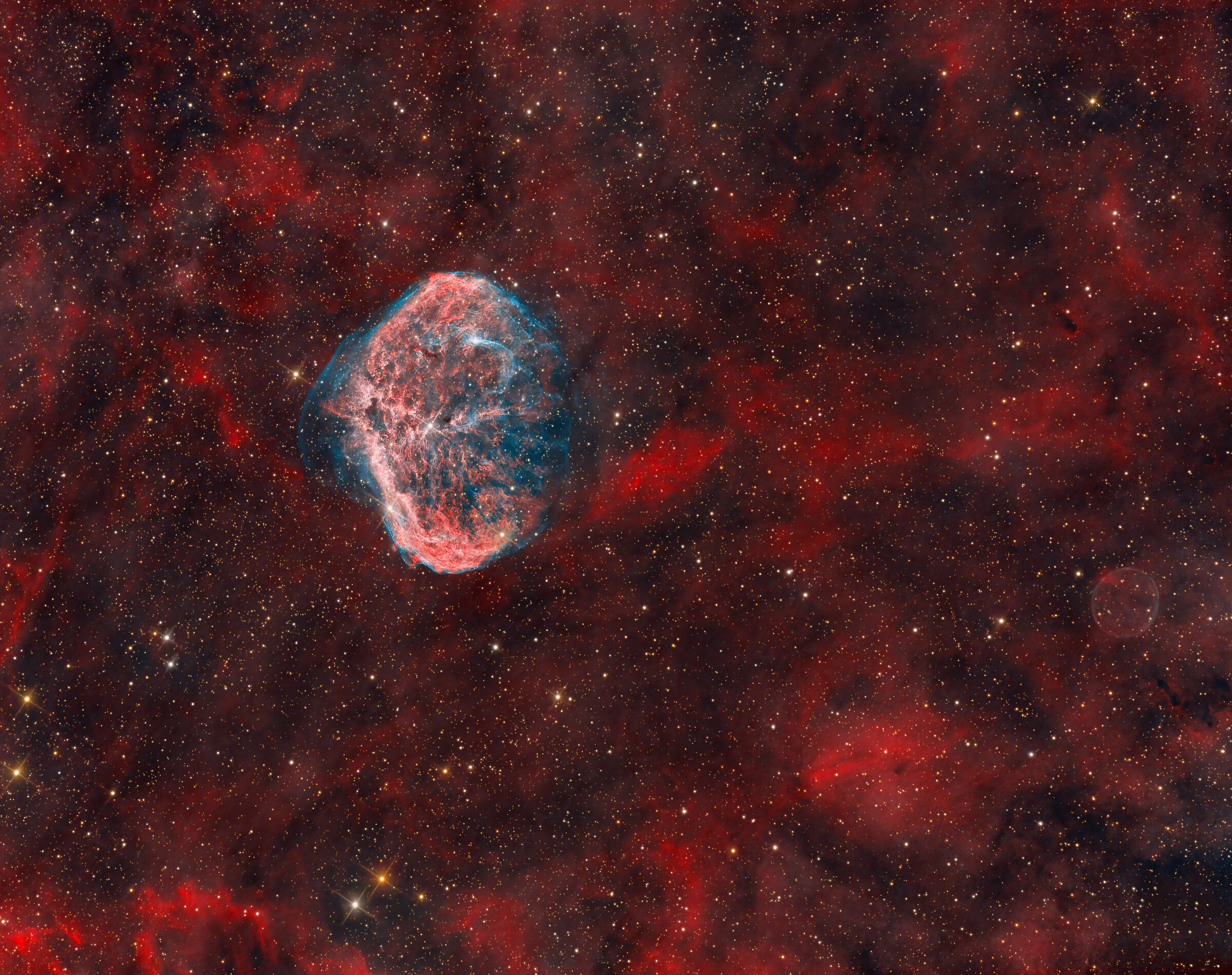 ngc6888+PN G075.5+01.7(Bubble Nebulae)...