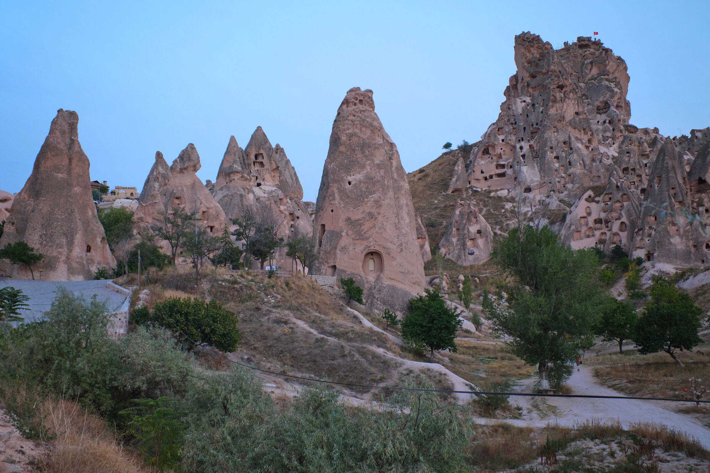2022 Turchia - il "castello" di Uchisar in Cappadocia...