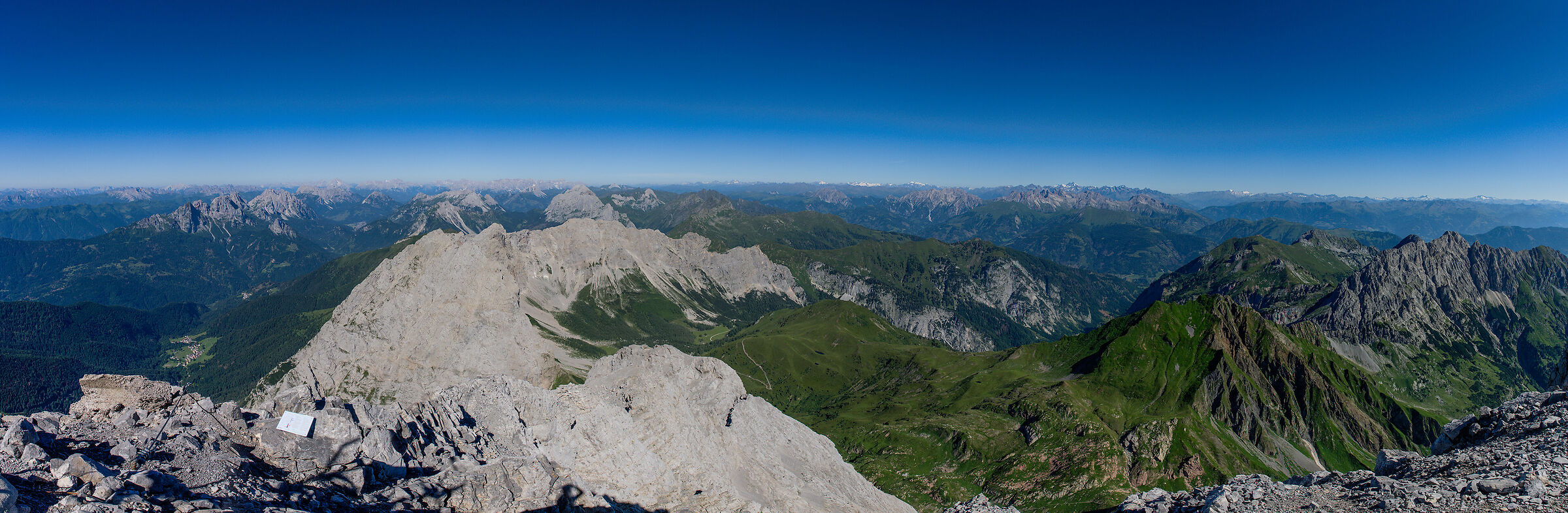 Pano Carnic Alps from Coglians...