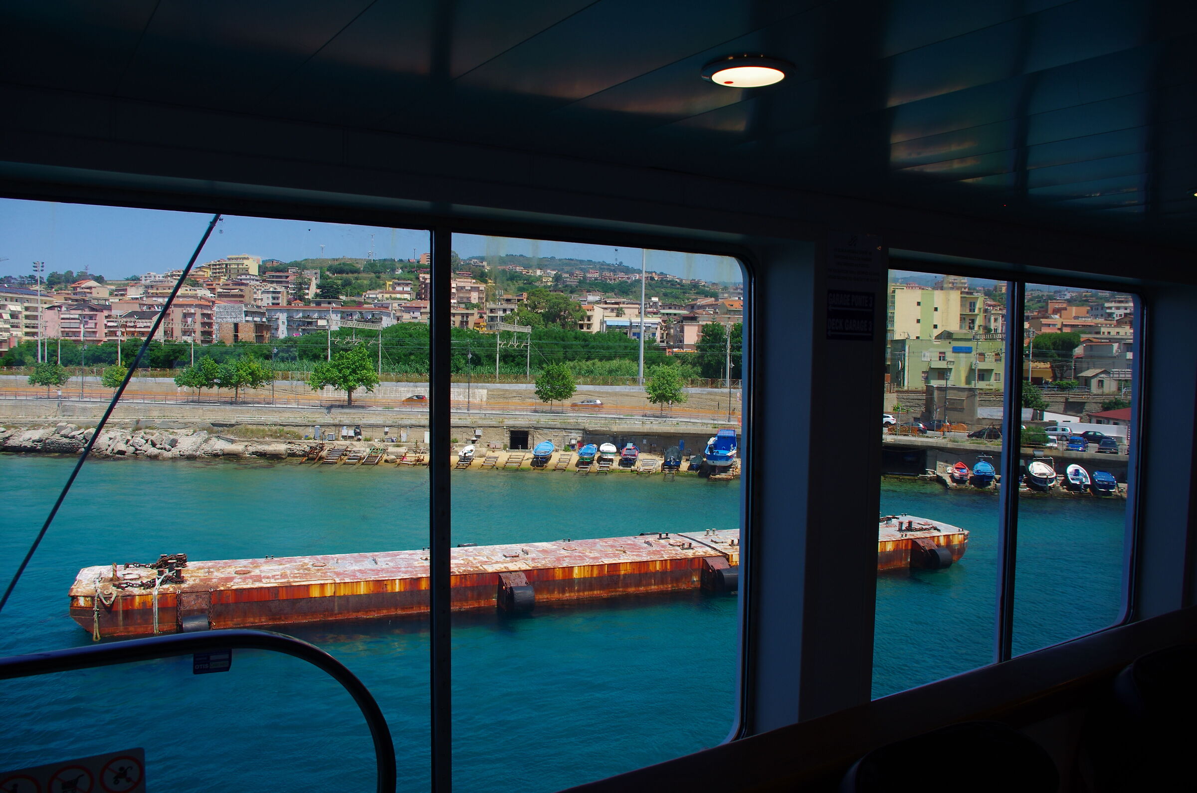 Stretto di Messina - dal traghetto...