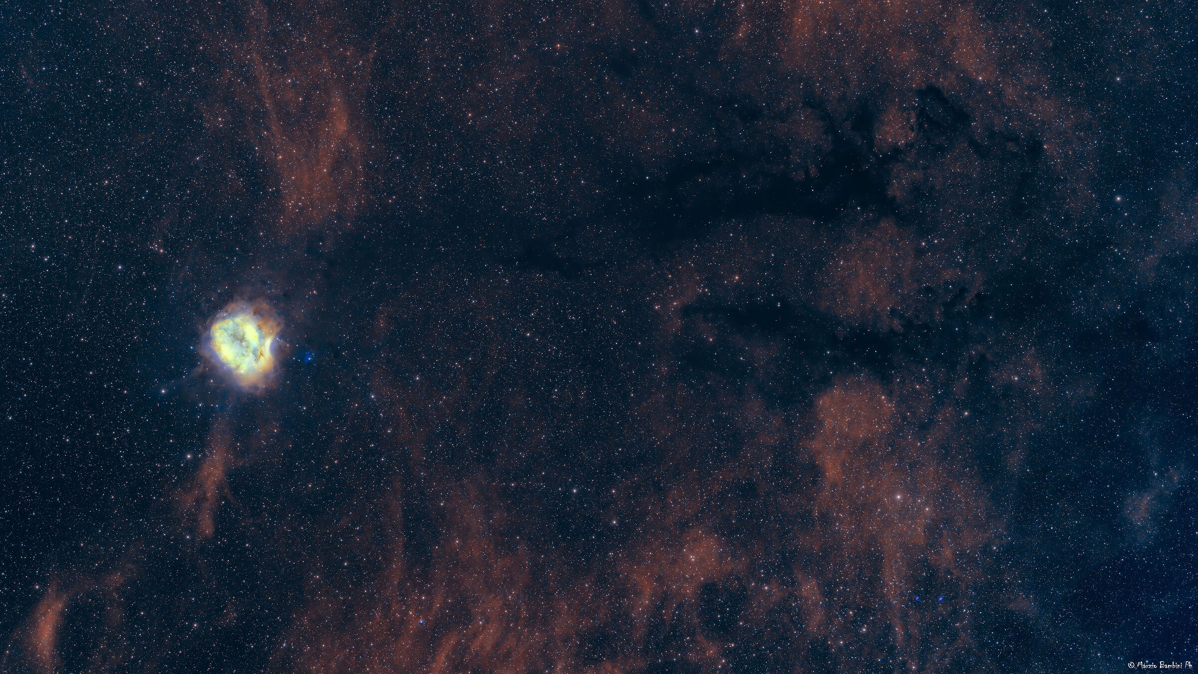 ic5146 Cocoon Nebula...