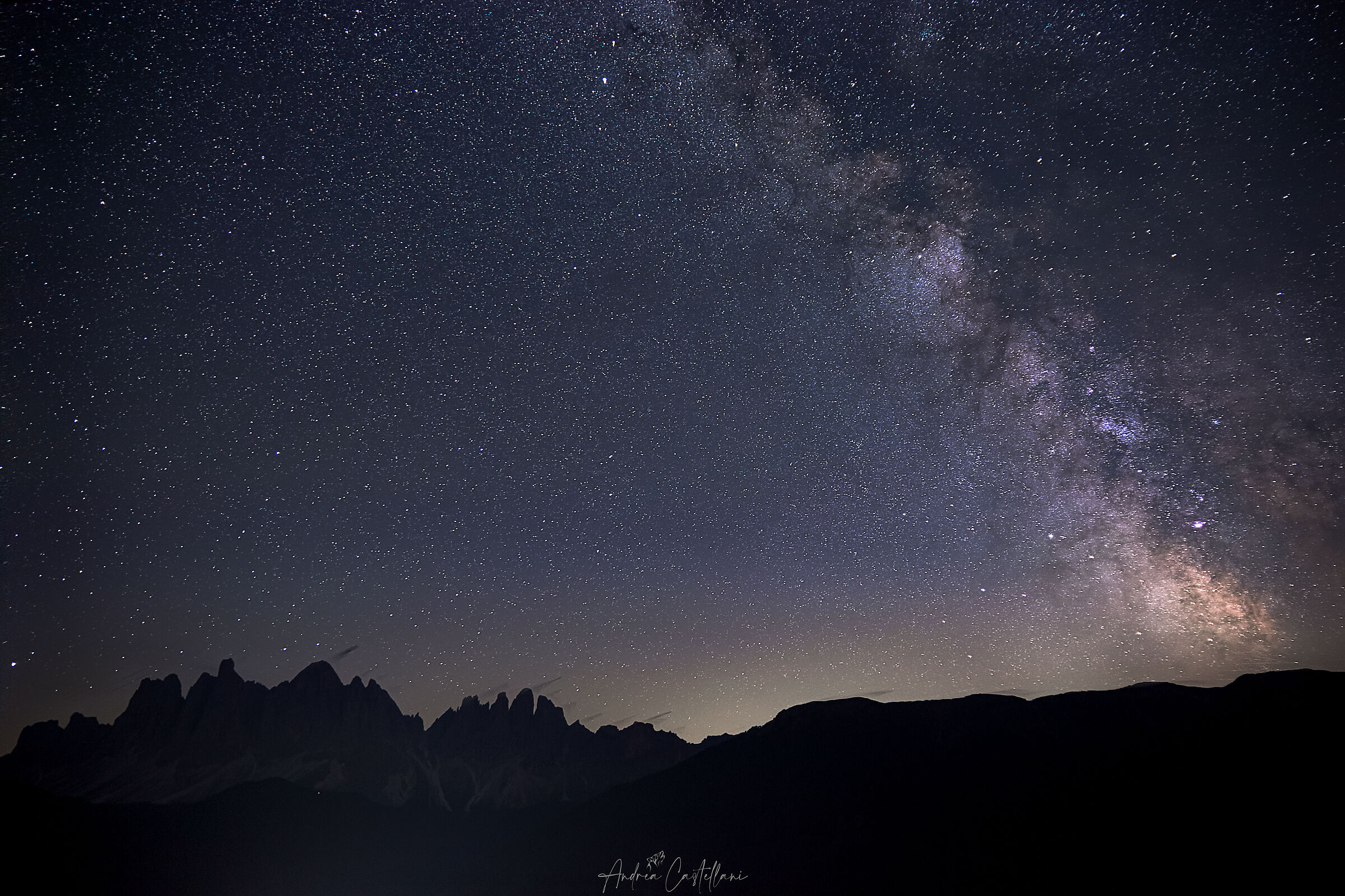 Milky Way on the Odle Group...