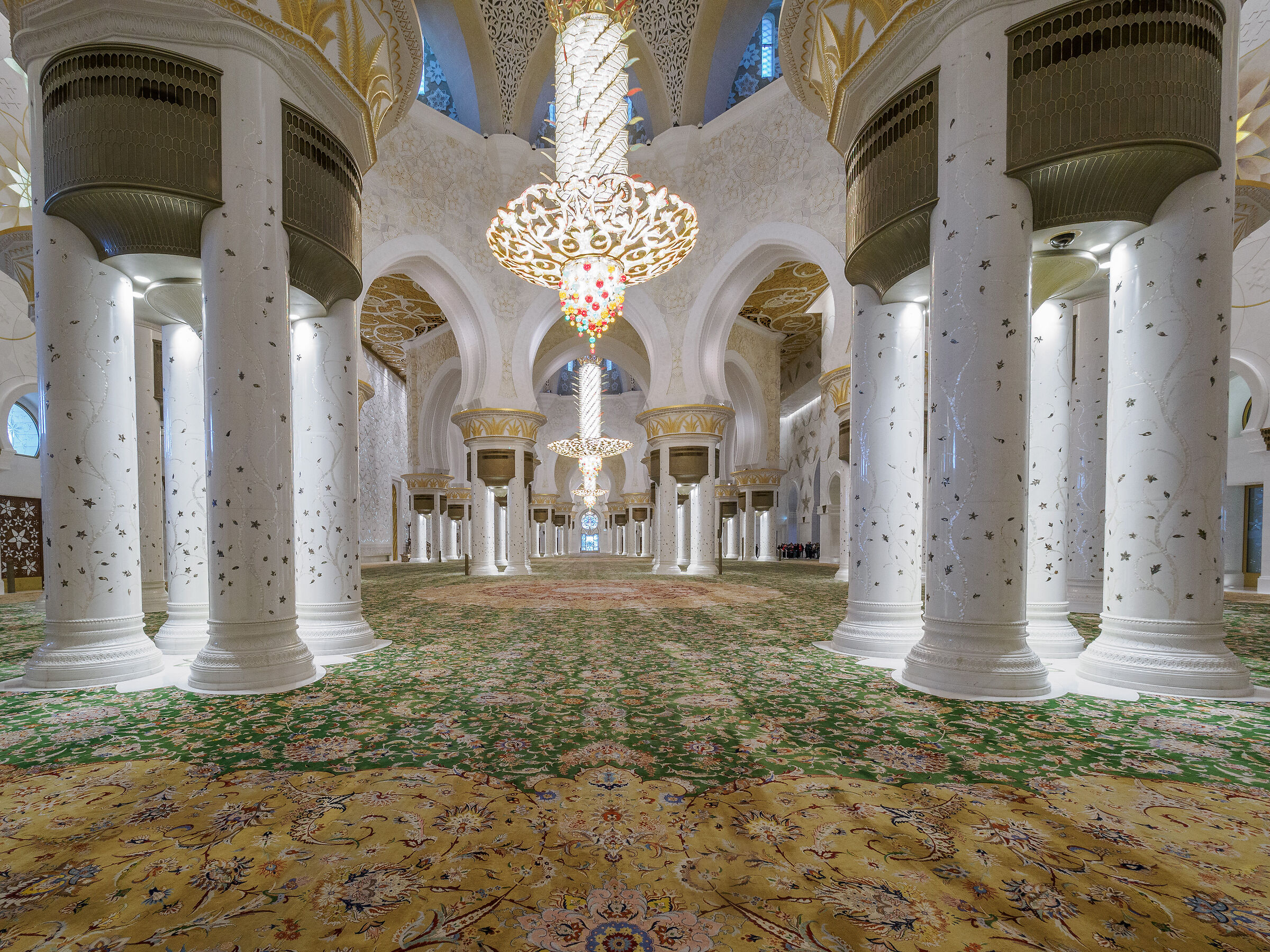 Abu Dhabi - La grande Moschea dello Sceicco Zayed...