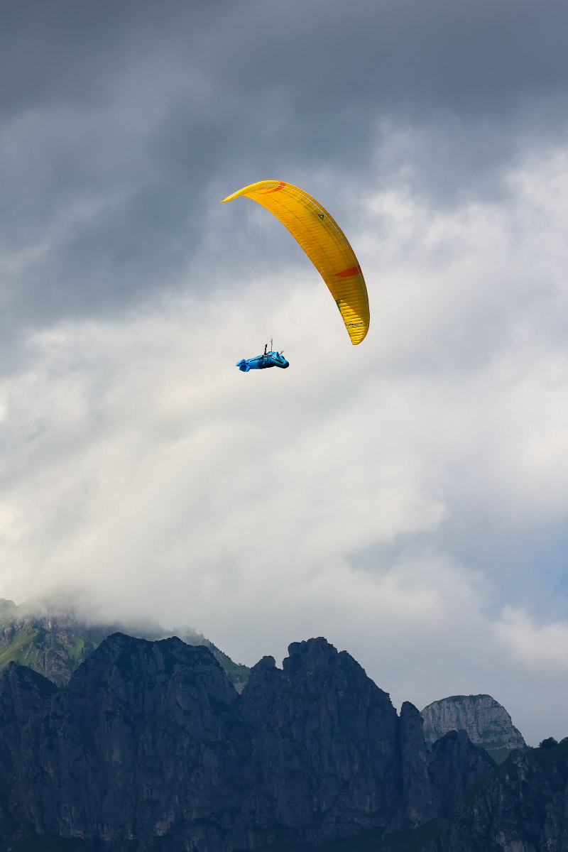 Flying in the Belluno Dolomites...
