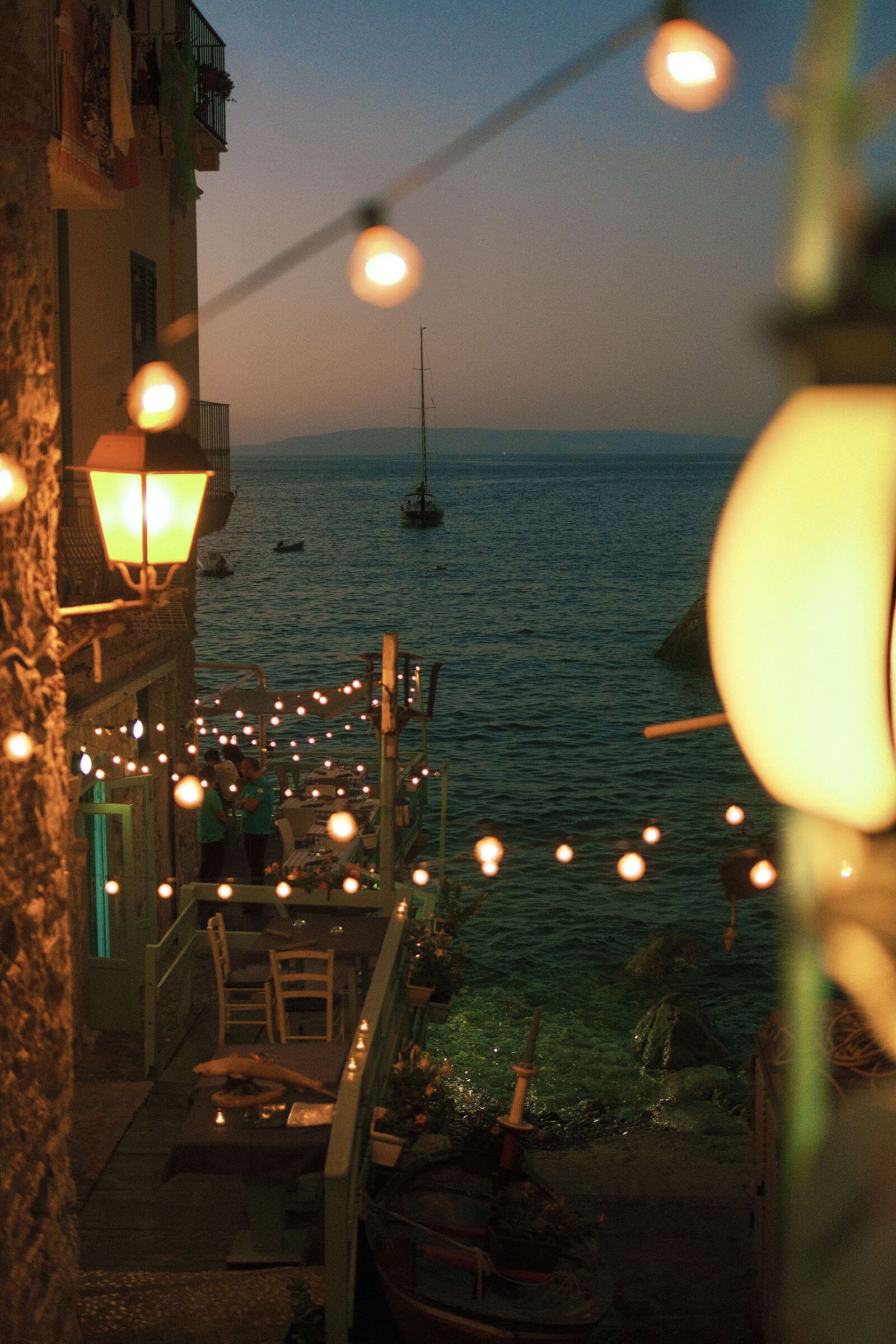 Lights on the sea...