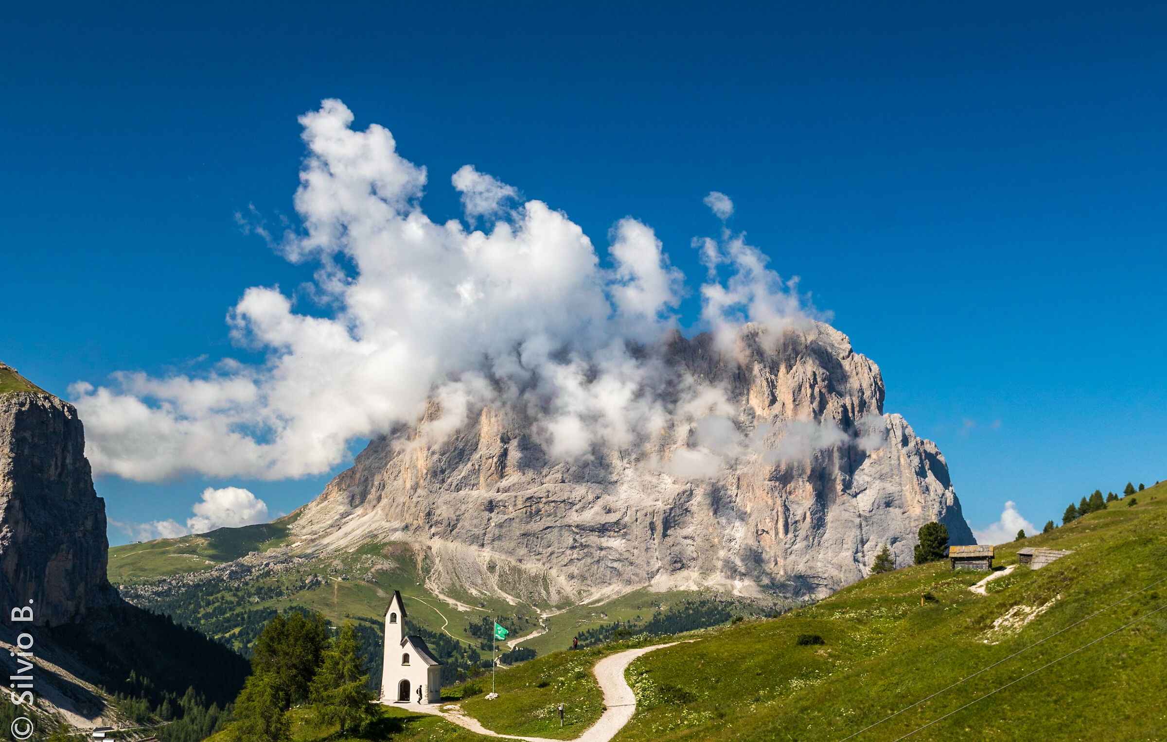 (one) view from Passo Gardena...