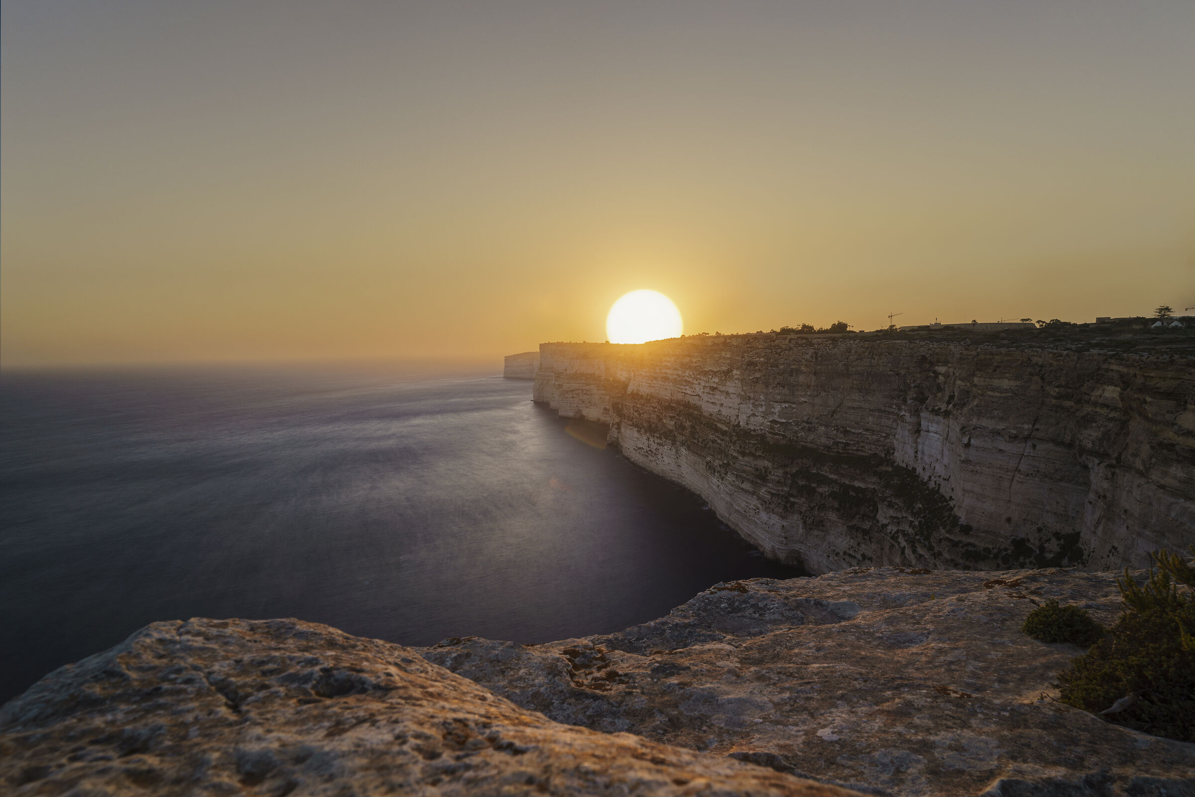 Sunset Ta cent cliff Gozo...