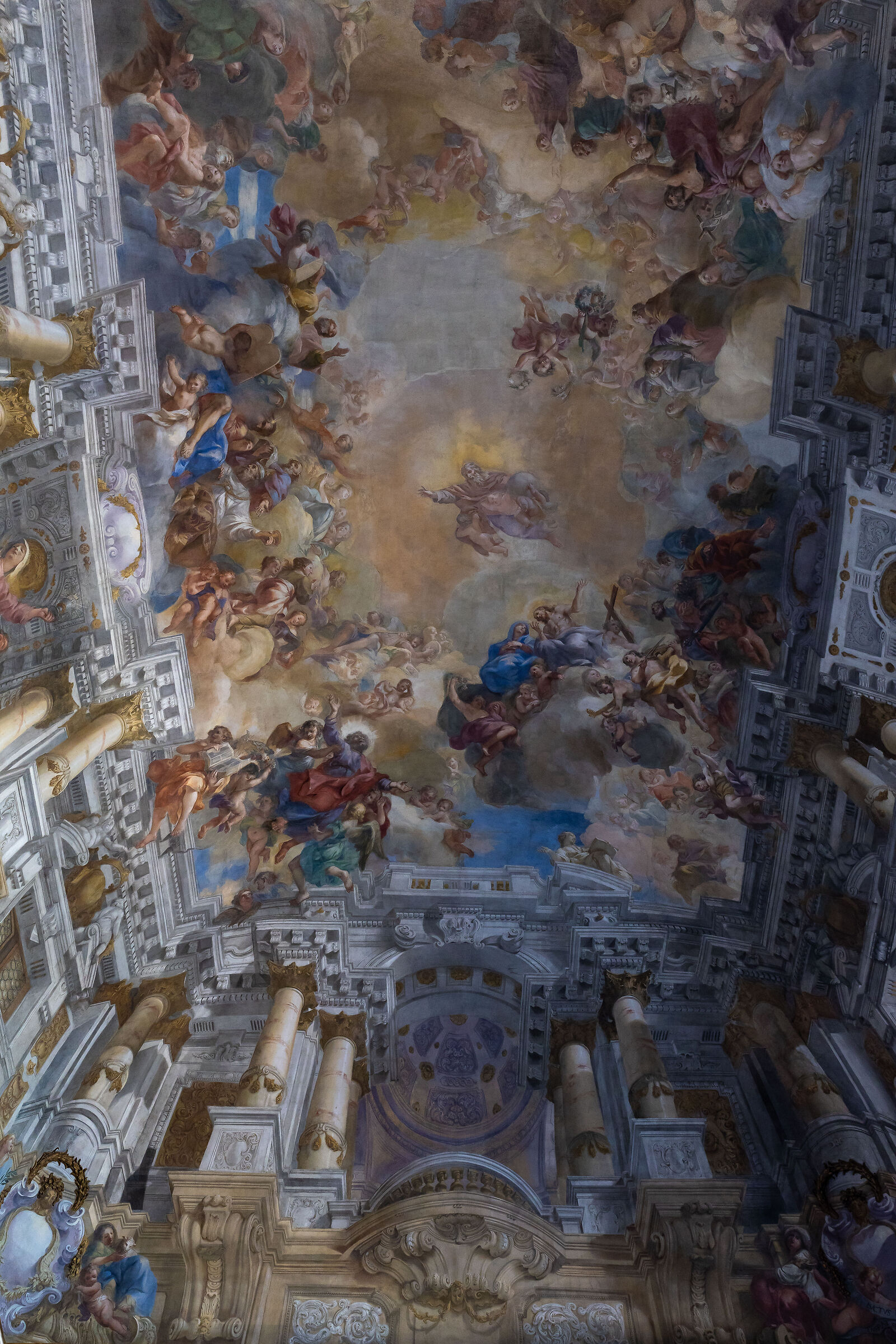 Ceiling of the Church of St. Matthew the Apostle in Pisa...