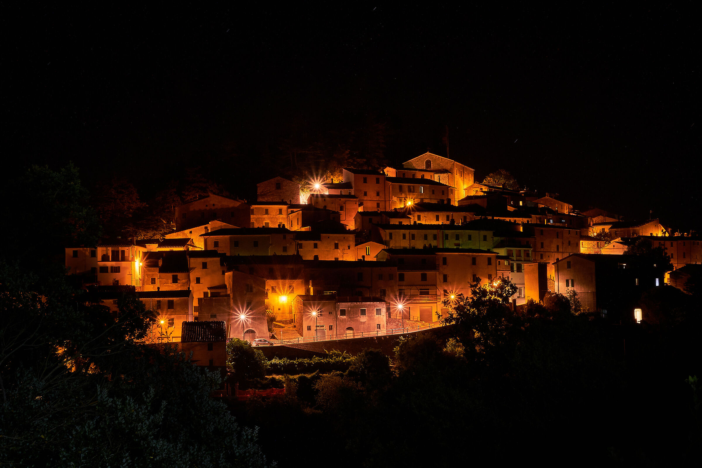 Gerfalco (Montieri) By night...