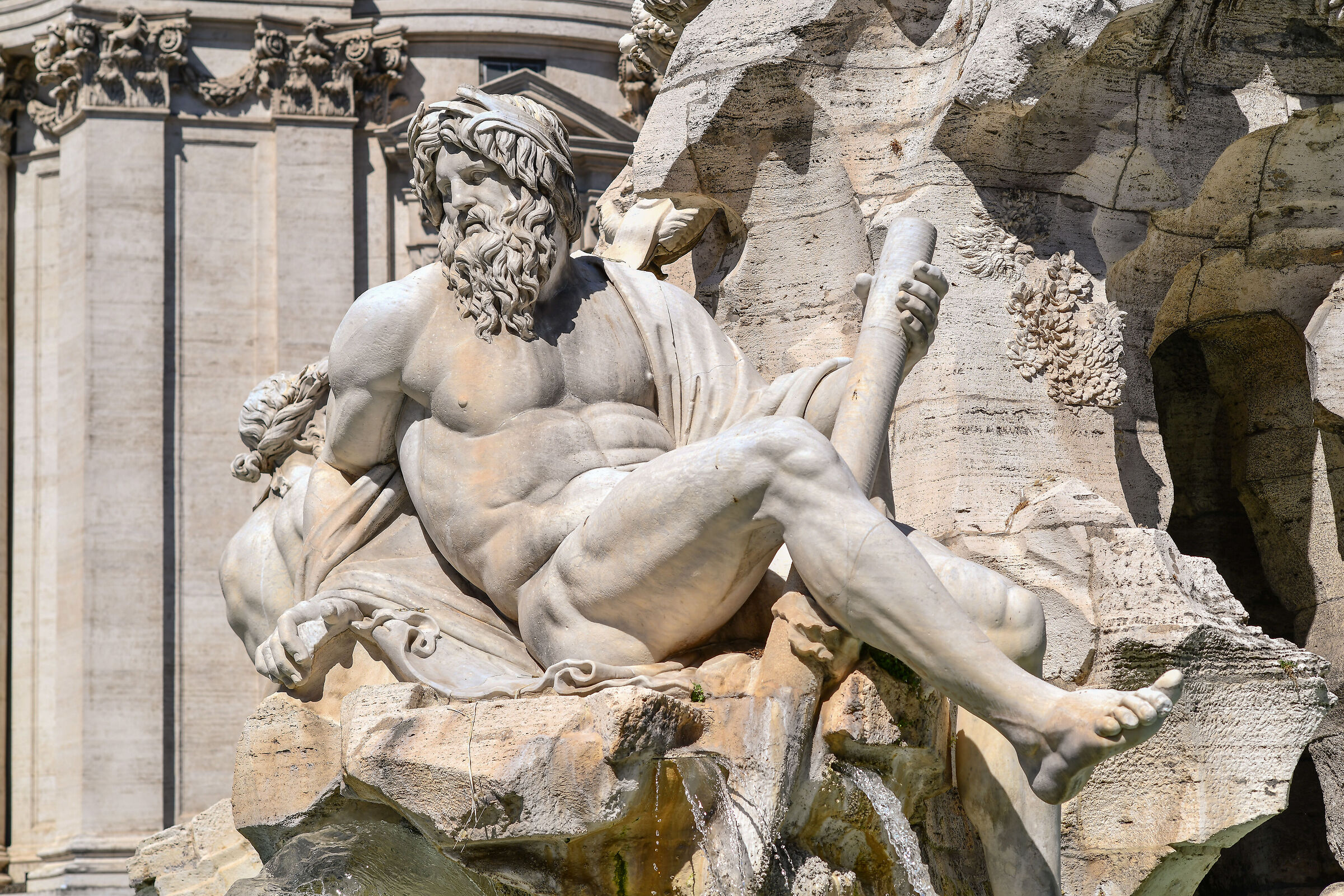 Rome,P.za Navona-Particular fountain 4 Rivers...