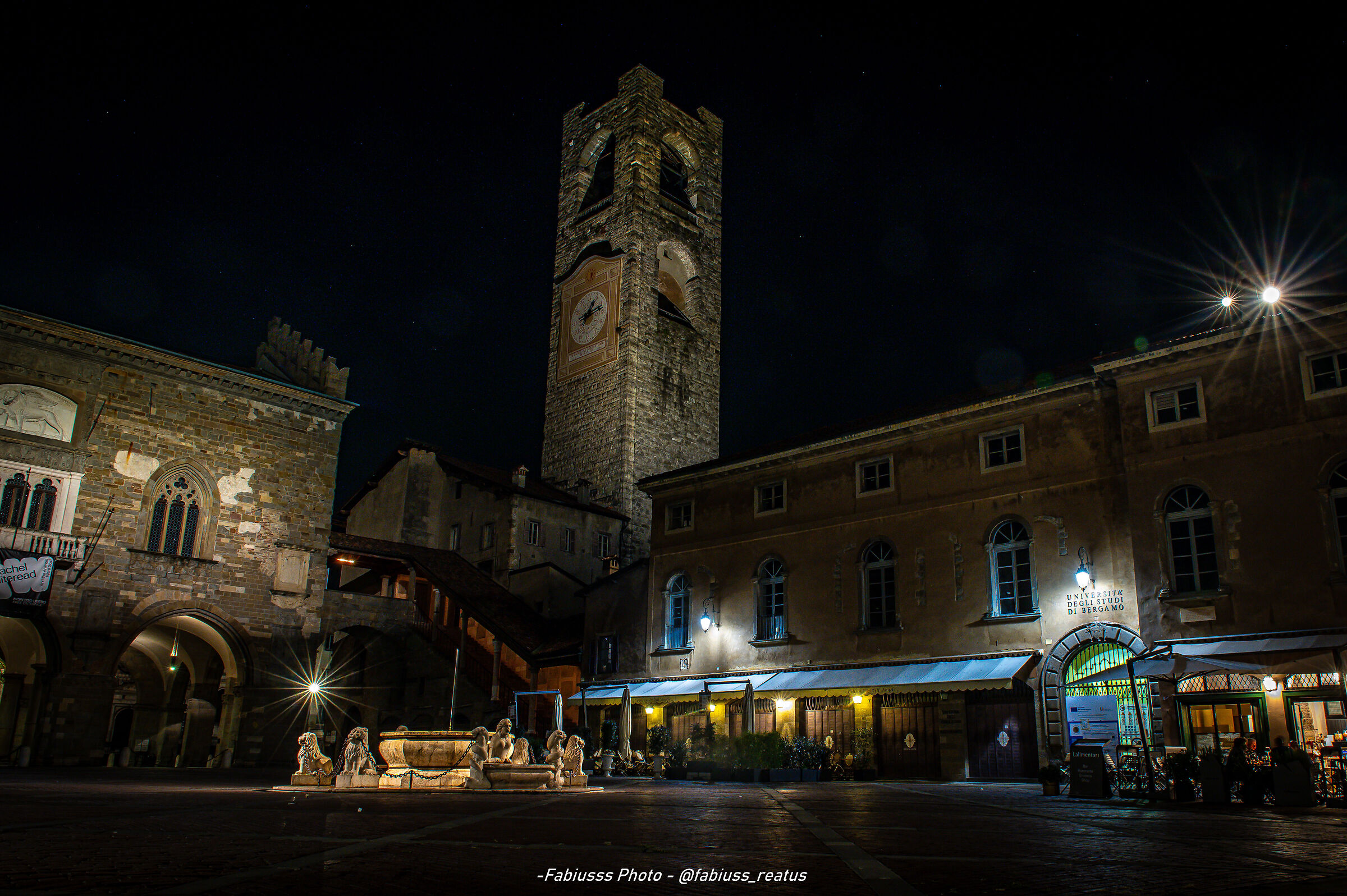 Bergamo Alta by night...