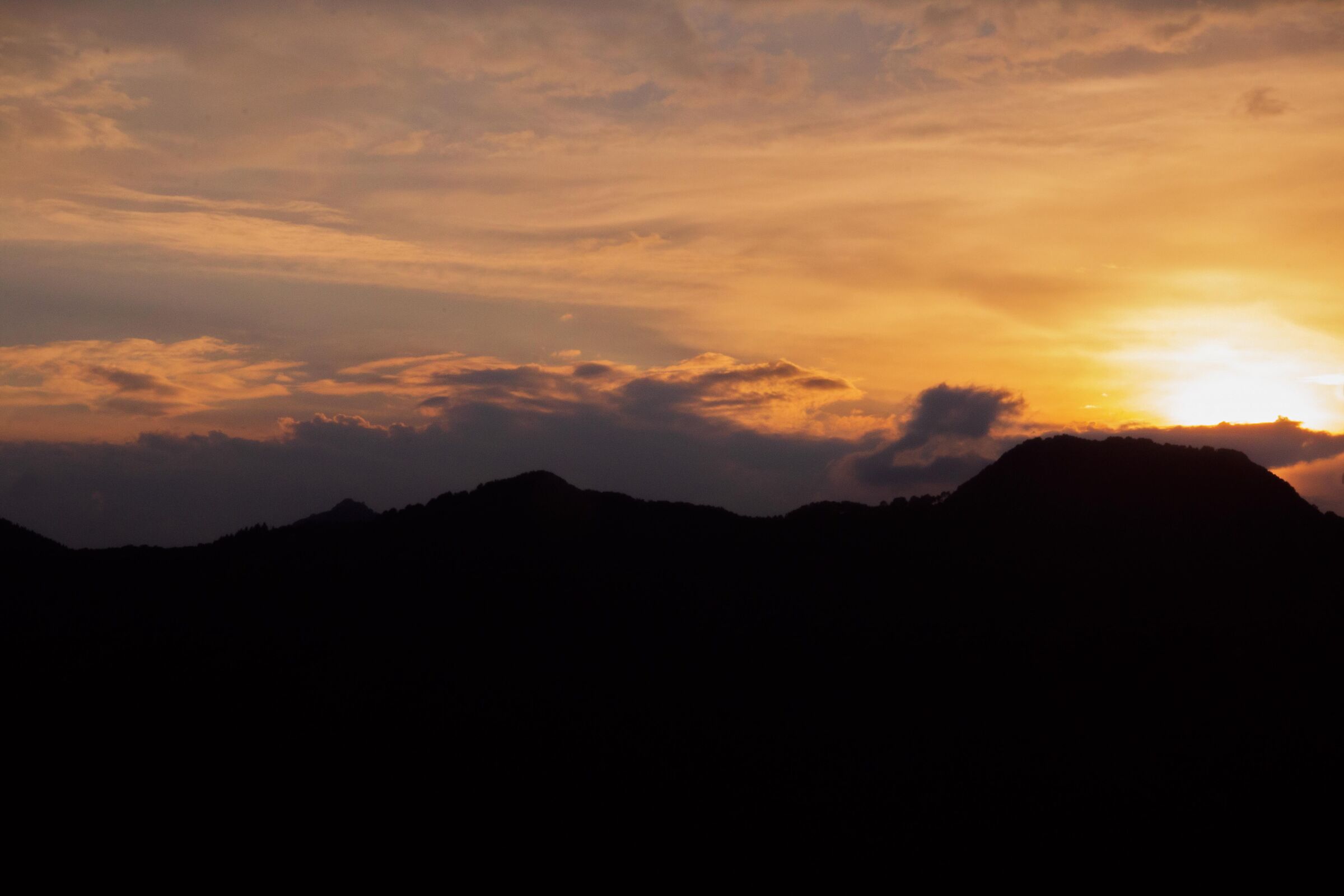 Sunset Larian Mountains...