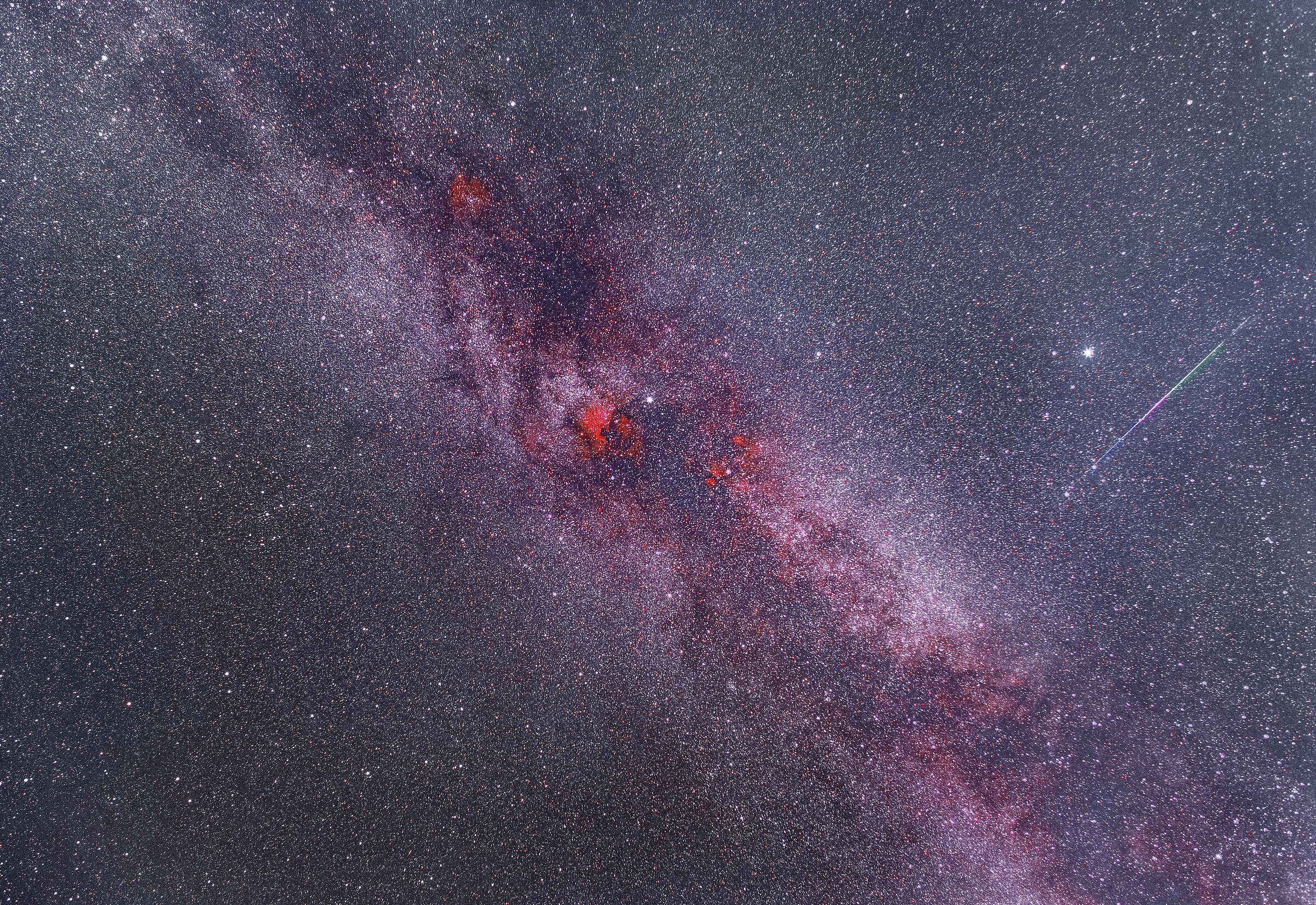 A Perseis between the Milky Way...