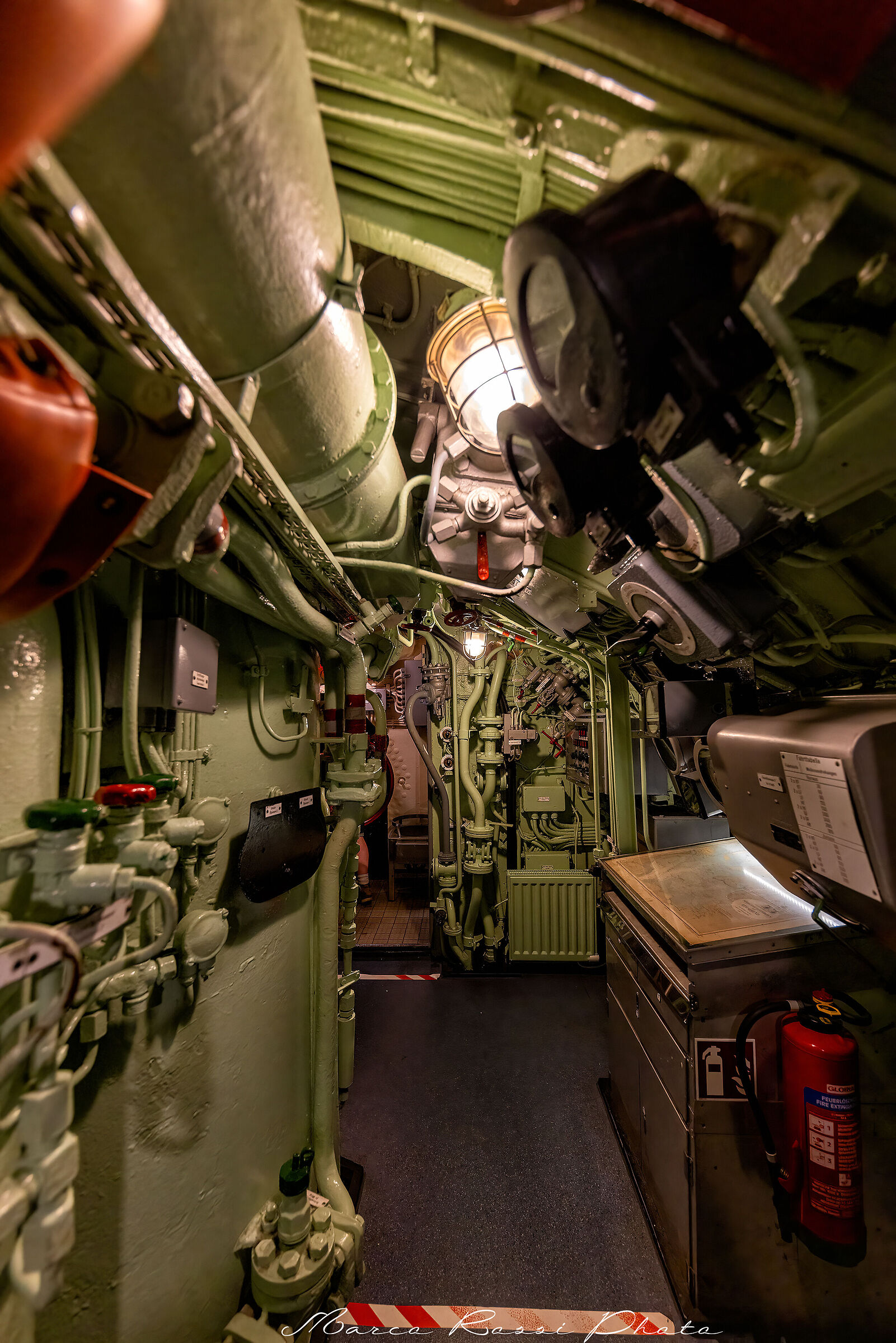 U-Boat 2450 Corridoio e zona tecnica...