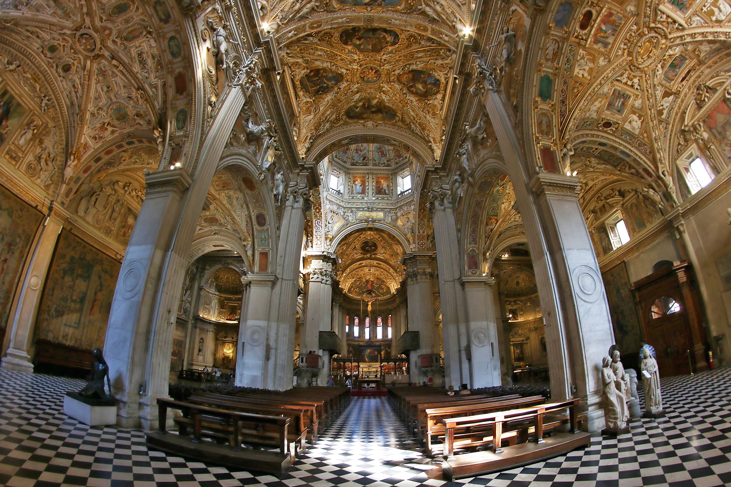 Basilica of Santa Maria Maggiore in Bergamo Alta...