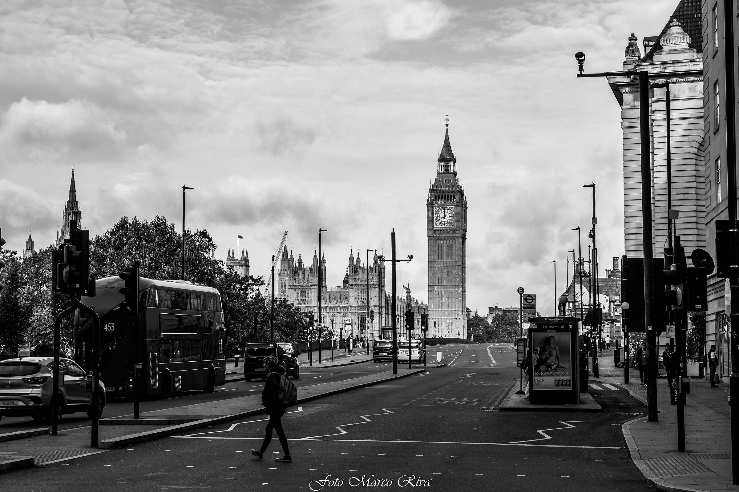 London. View of Big Ben...