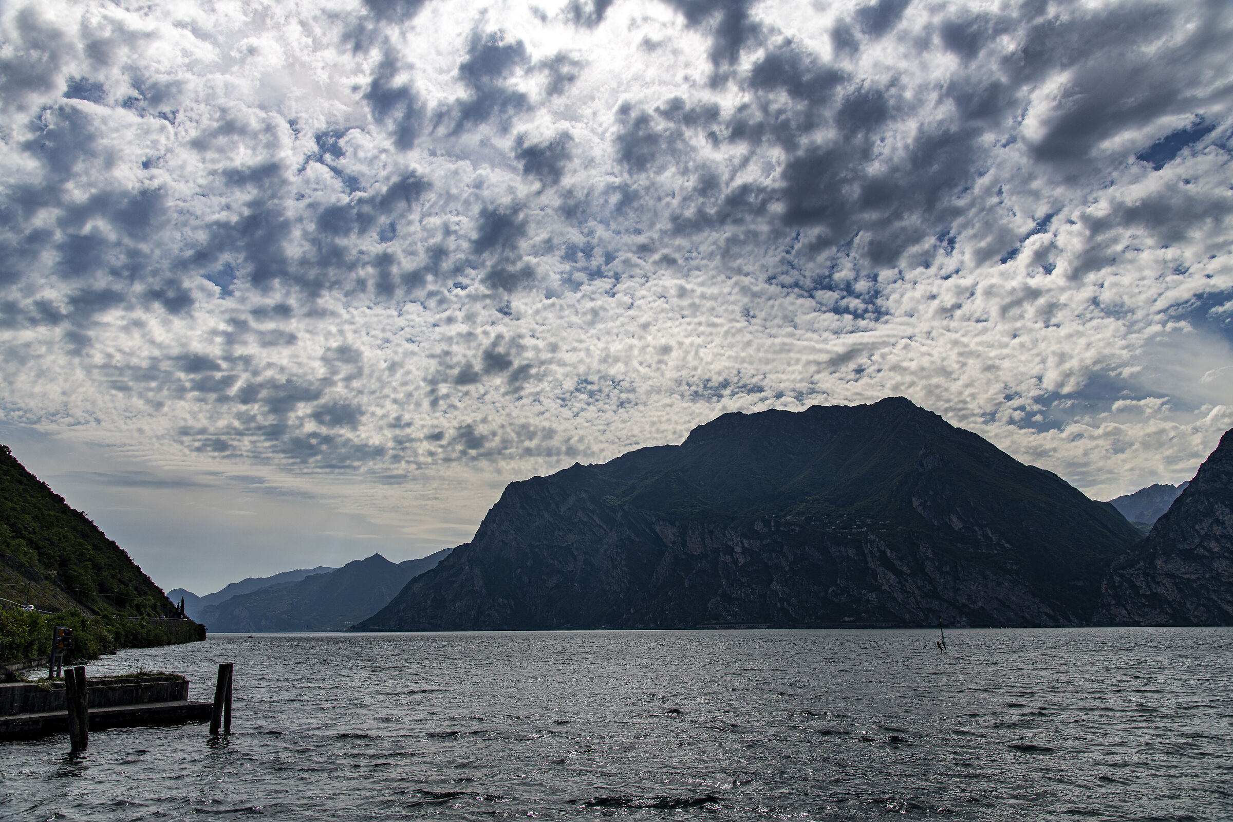 Clouds on Lake Garda...
