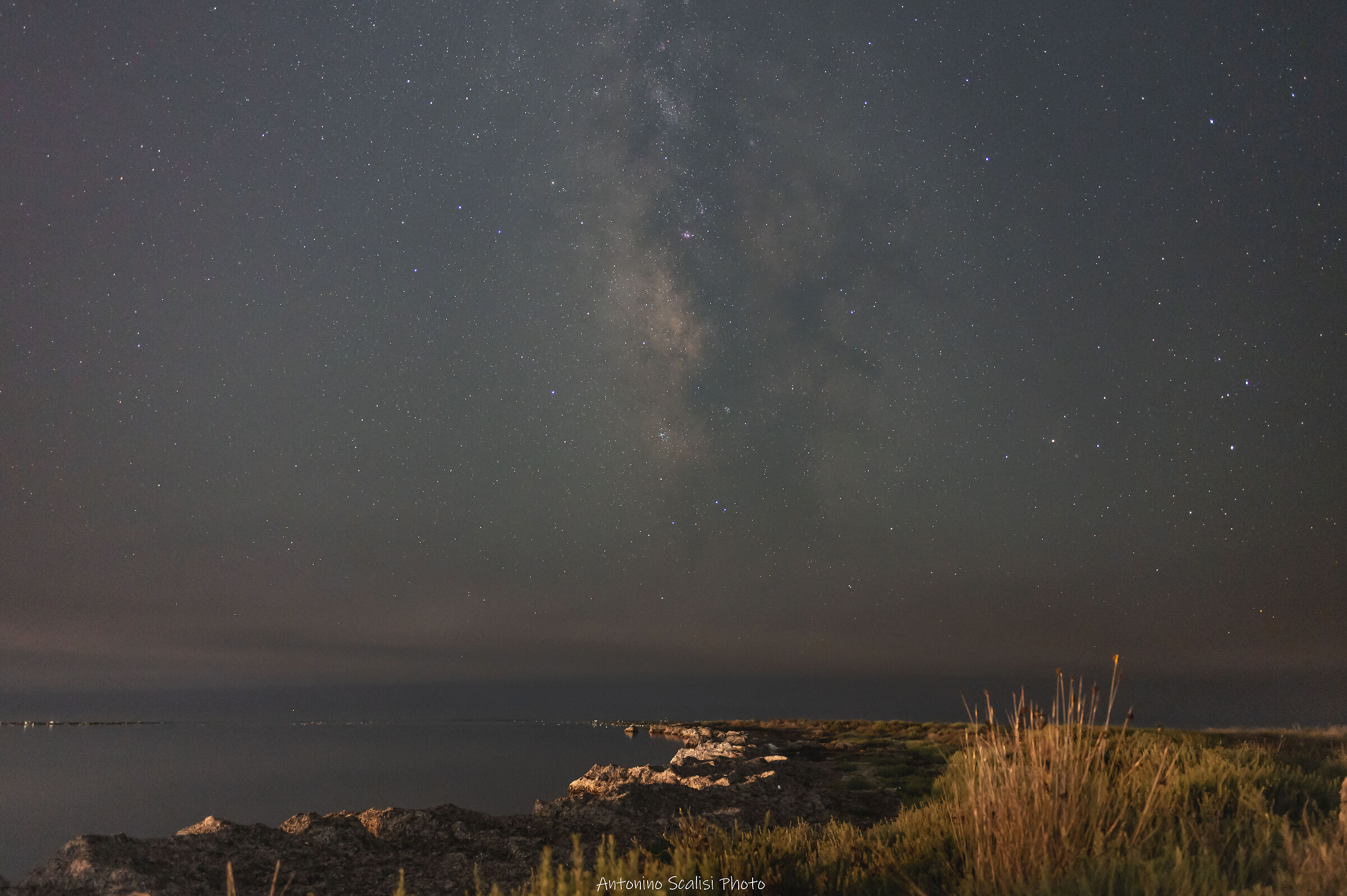 first shots Milky Way (Capo Feto, MAZARA DEL VALLO)...